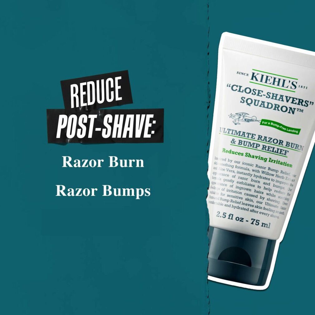 Kiehl After-Shave Aftershave-Creme (Ultimate Razor Burn & Bump Relief) 75 ml