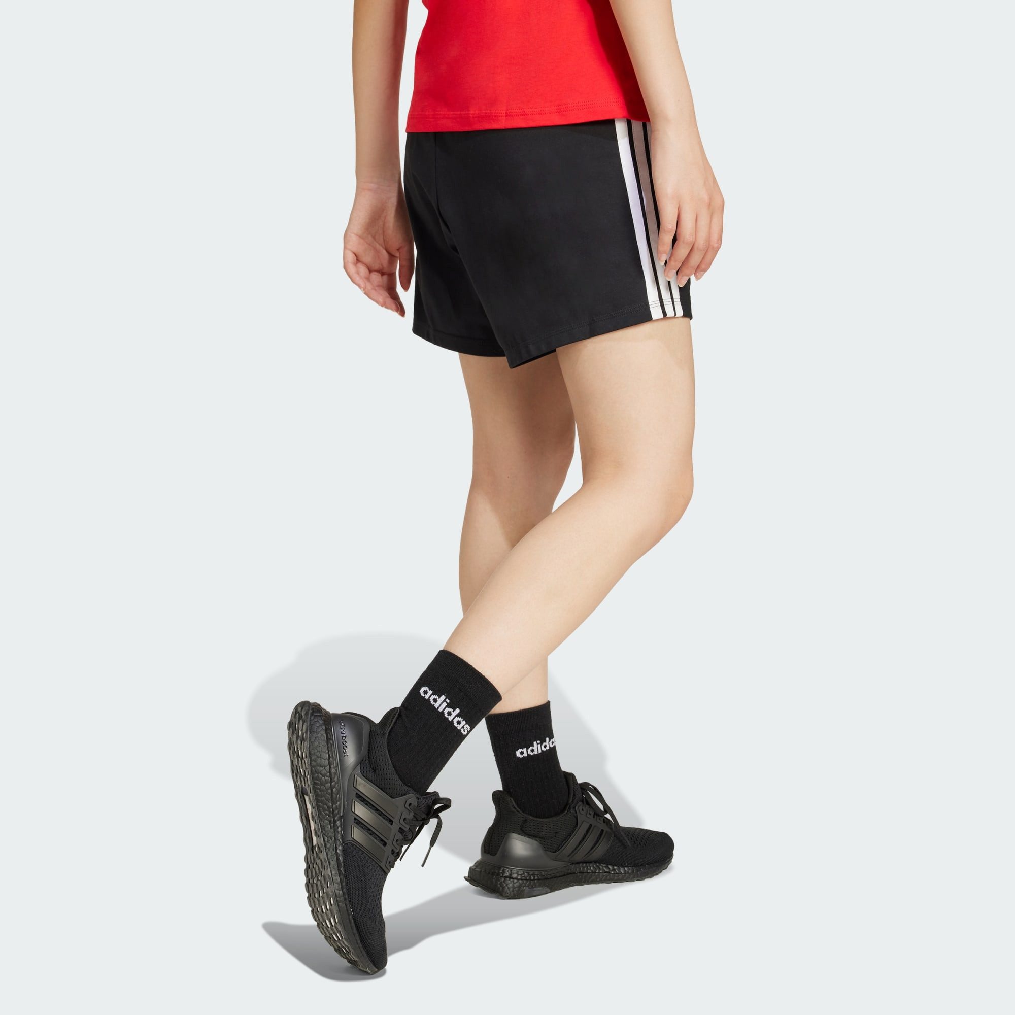 adidas Sportswear Shorts ESSENTIALS 3-STREIFEN COTTON SHORTS (1-tlg)