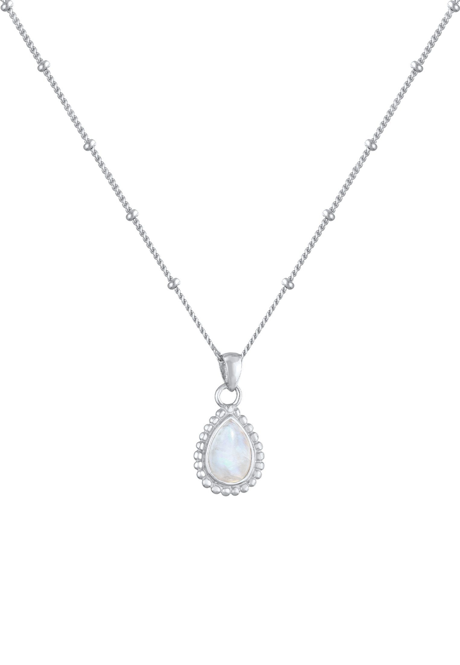Elli Kette mit Anhänger Mondstein Tropfen günstig online kaufen