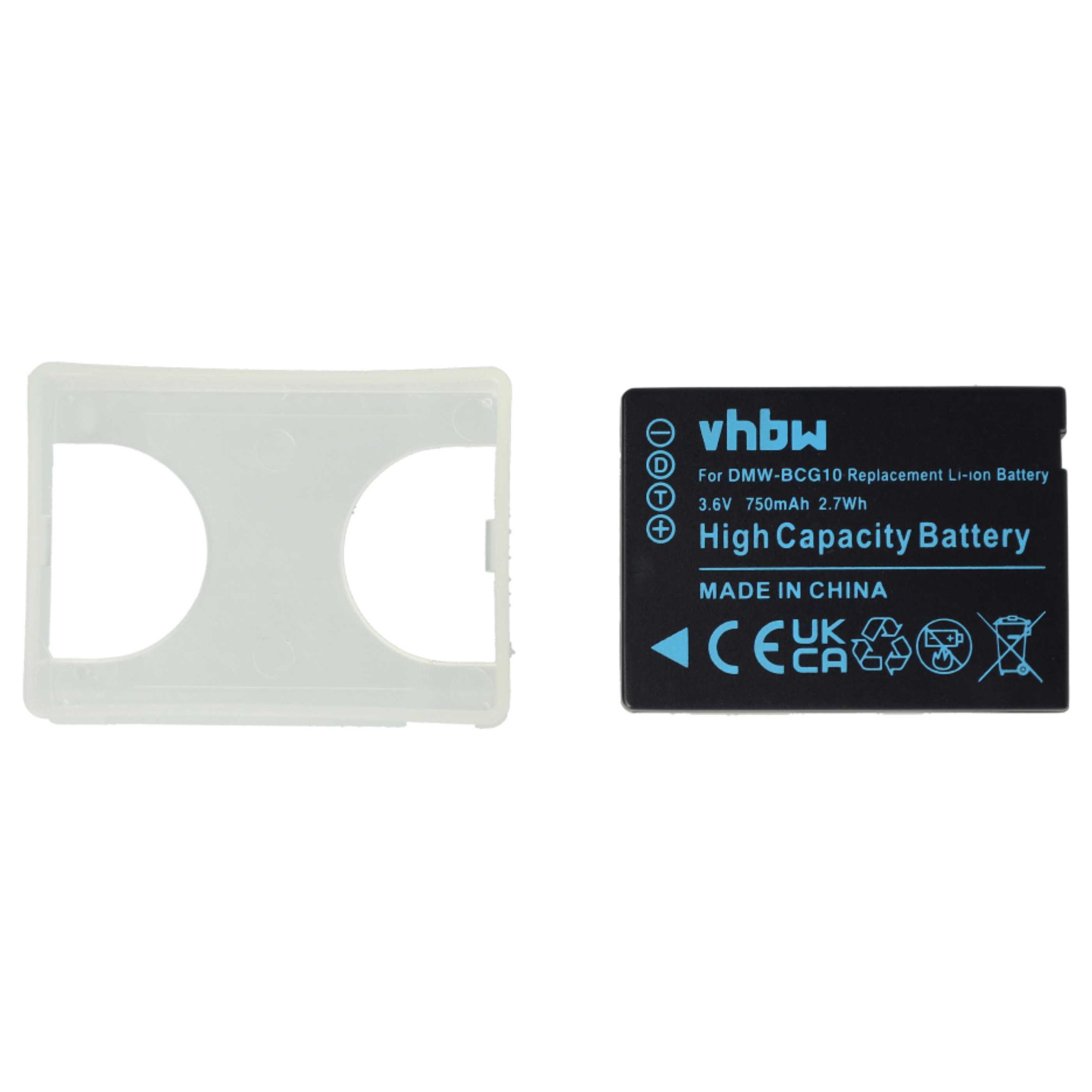 CELLONIC, Batteria per Fotocamera compatibile con Panasonic Lumix DMC-TZ7, DMC-TZ10, DMC-TZ35 (3.7V, 890mAh) 2 Pezzi