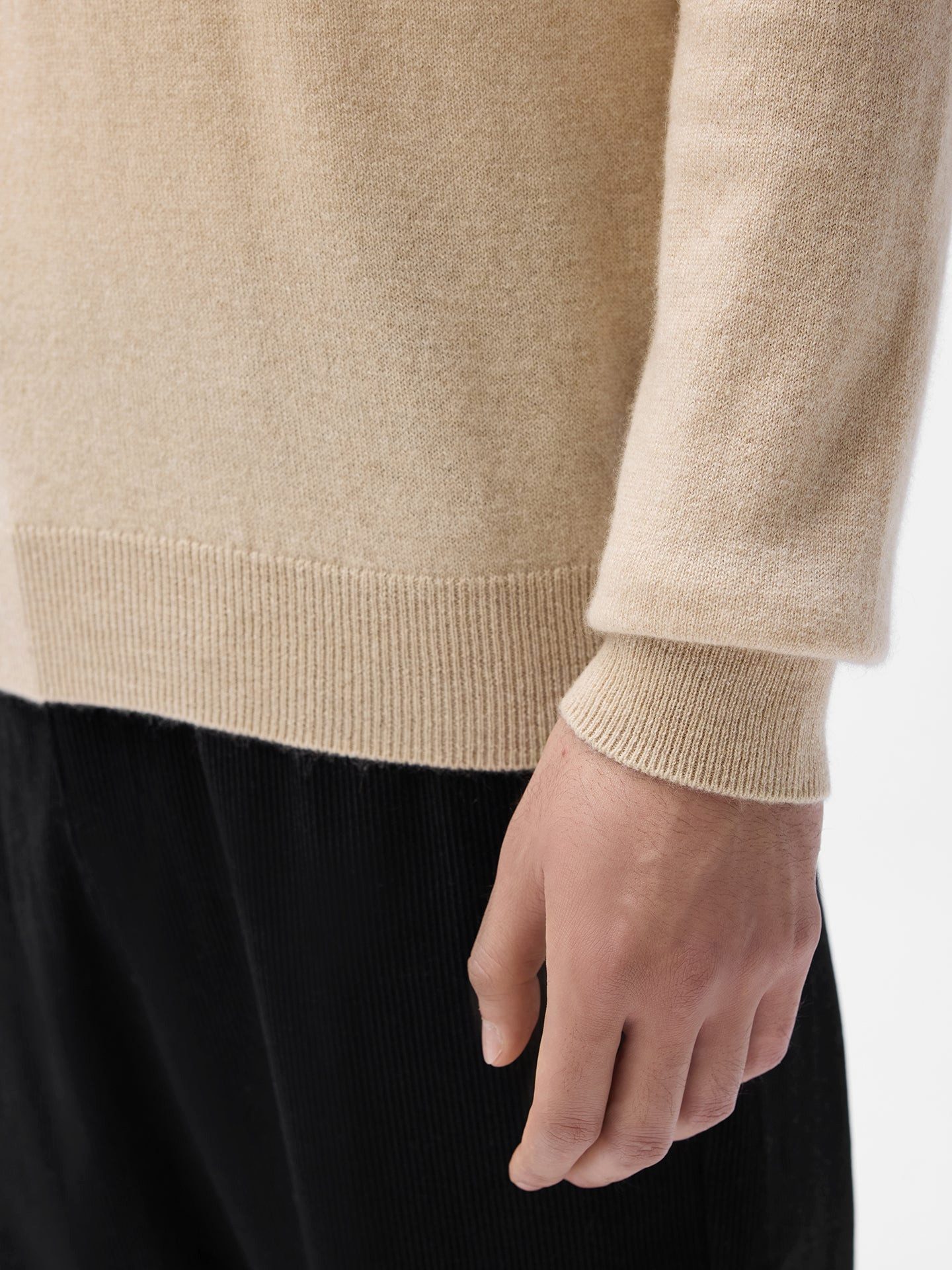 GOBI Cashmere Rundhalspullover Stehkragenpullover aus Kaschmir