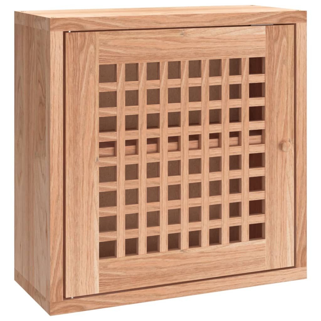 vidaXL Schrankmodule Wandschrank 42x18x42 cm Massivholz Nussbaum günstig online kaufen