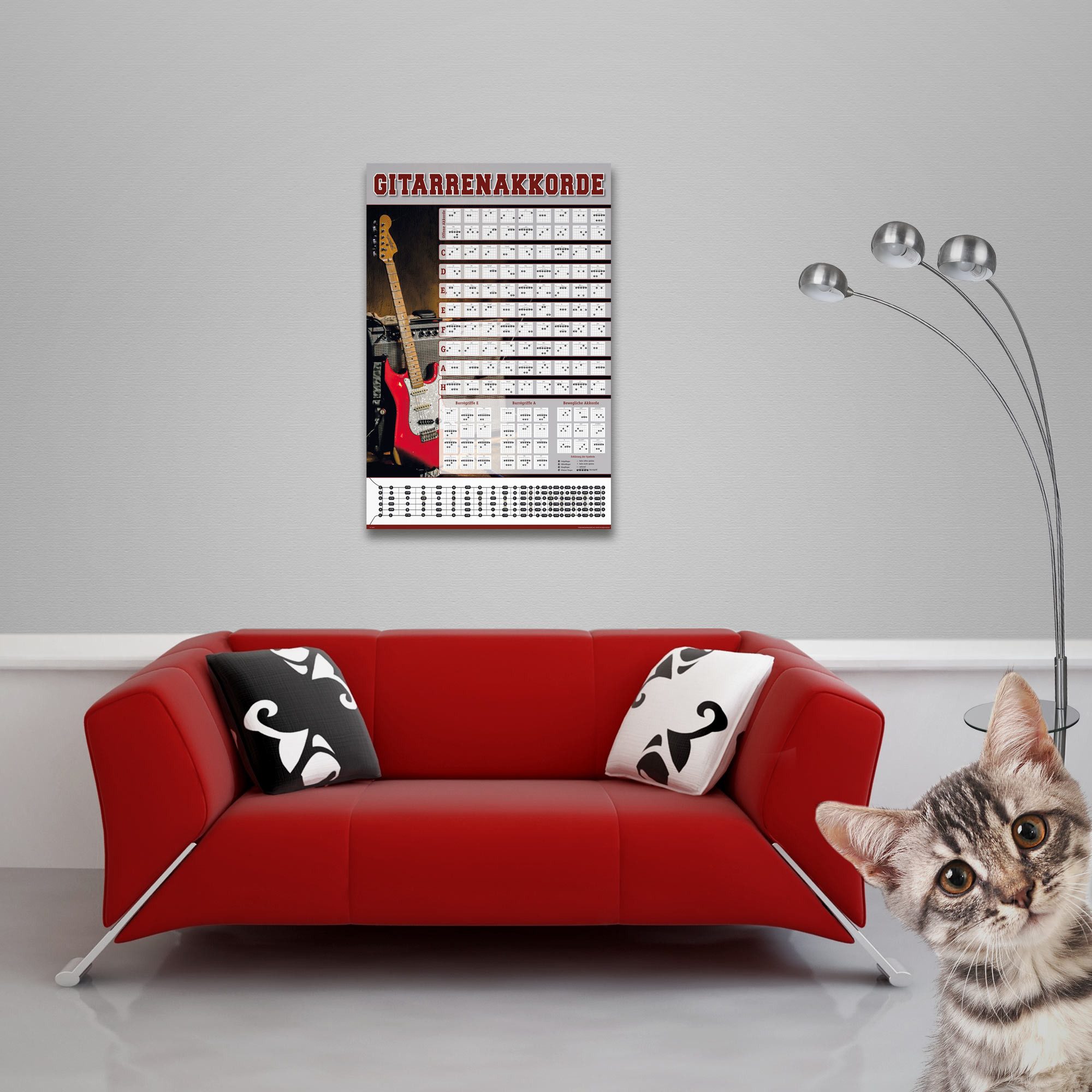 Poster Gitarrenakkorde - Poster - Photo günstig online kaufen