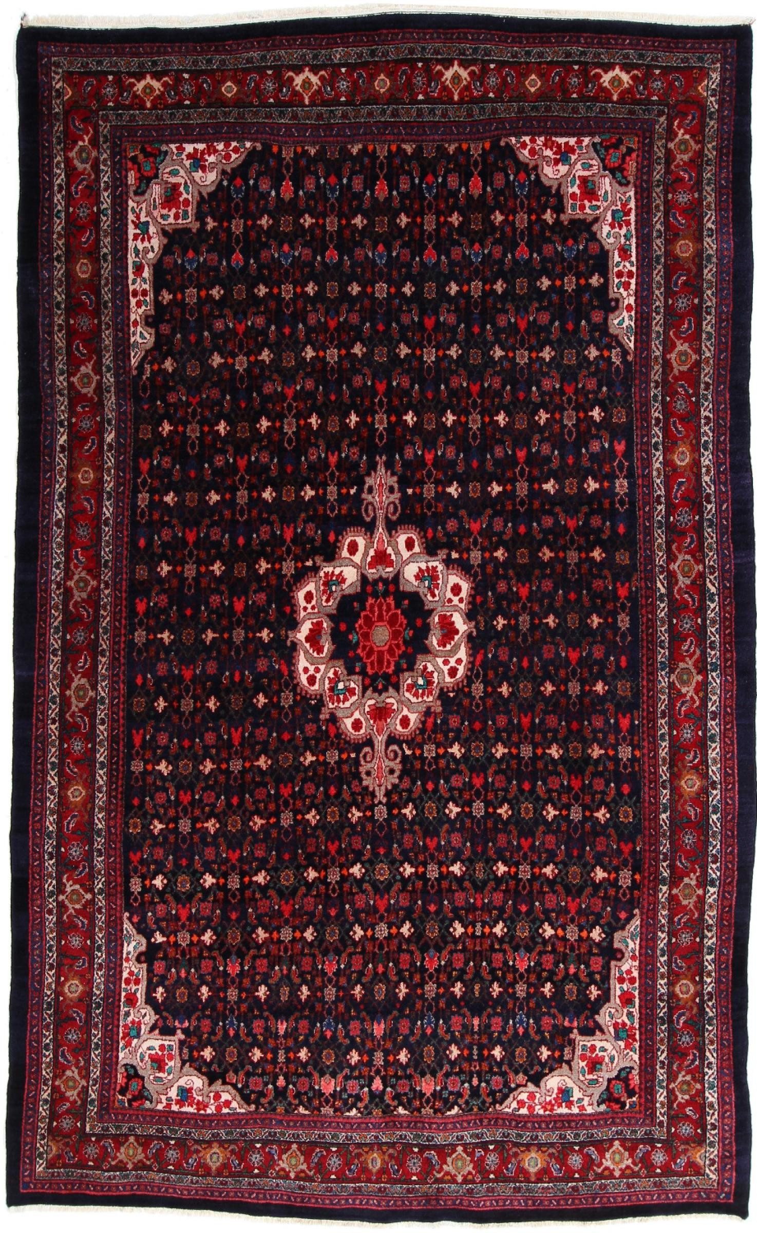 Nain Trading Orientteppich Bidjar 199x329 Handgeknüpfter Orientteppich / Perserteppich, rechteckig, Höhe: 15 mm