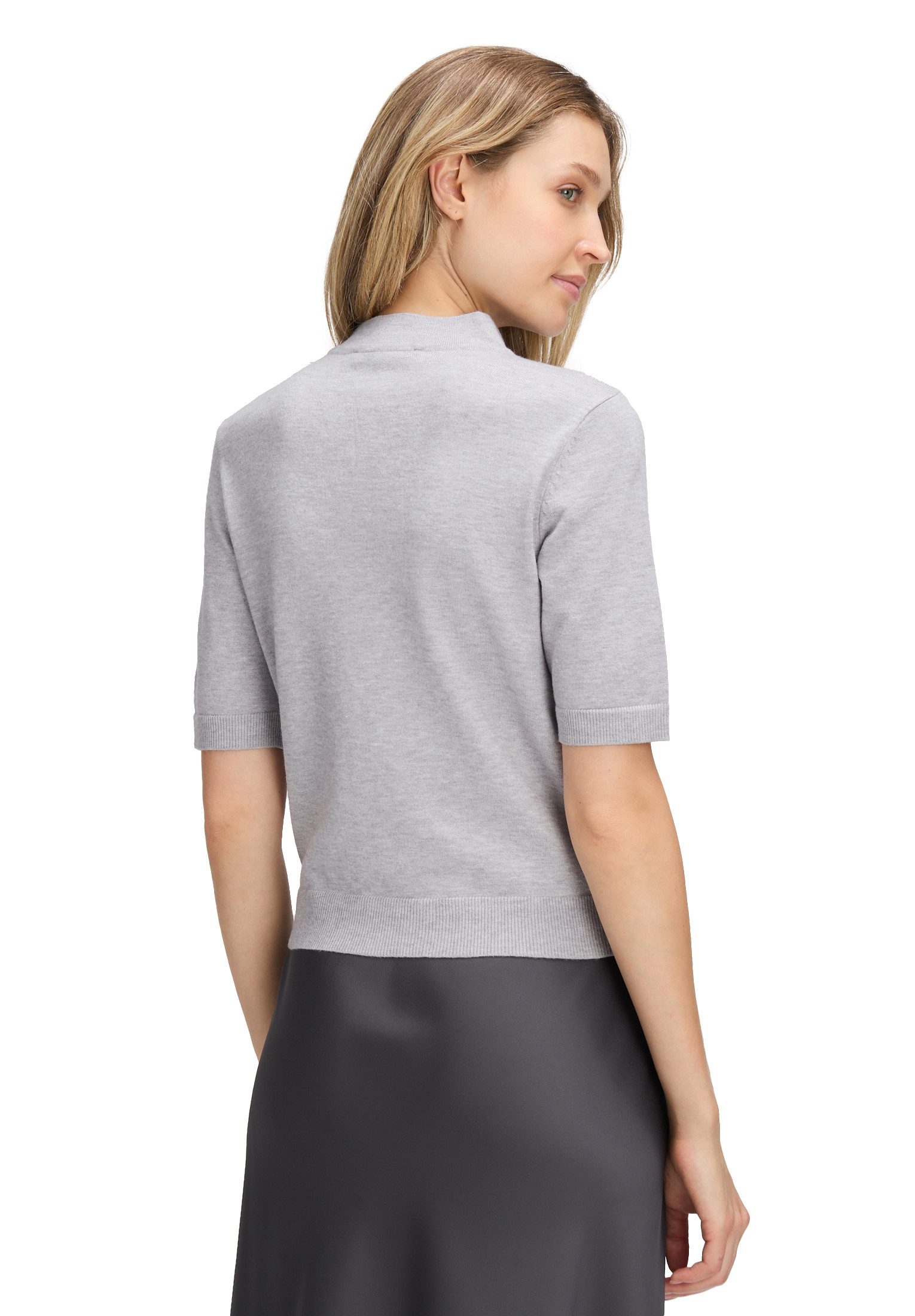 Betty Barclay Kurzarmshirt Damen mit Stehkragen (1-tlg)
