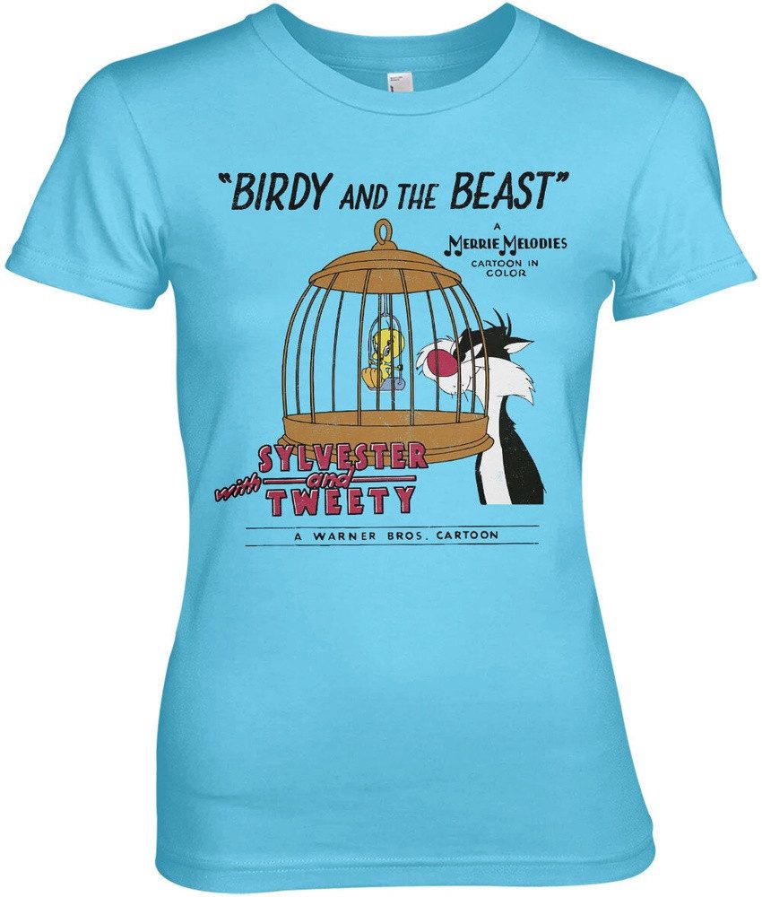 LOONEY TUNES T-Shirt Birdy And The Beast Girly Tee