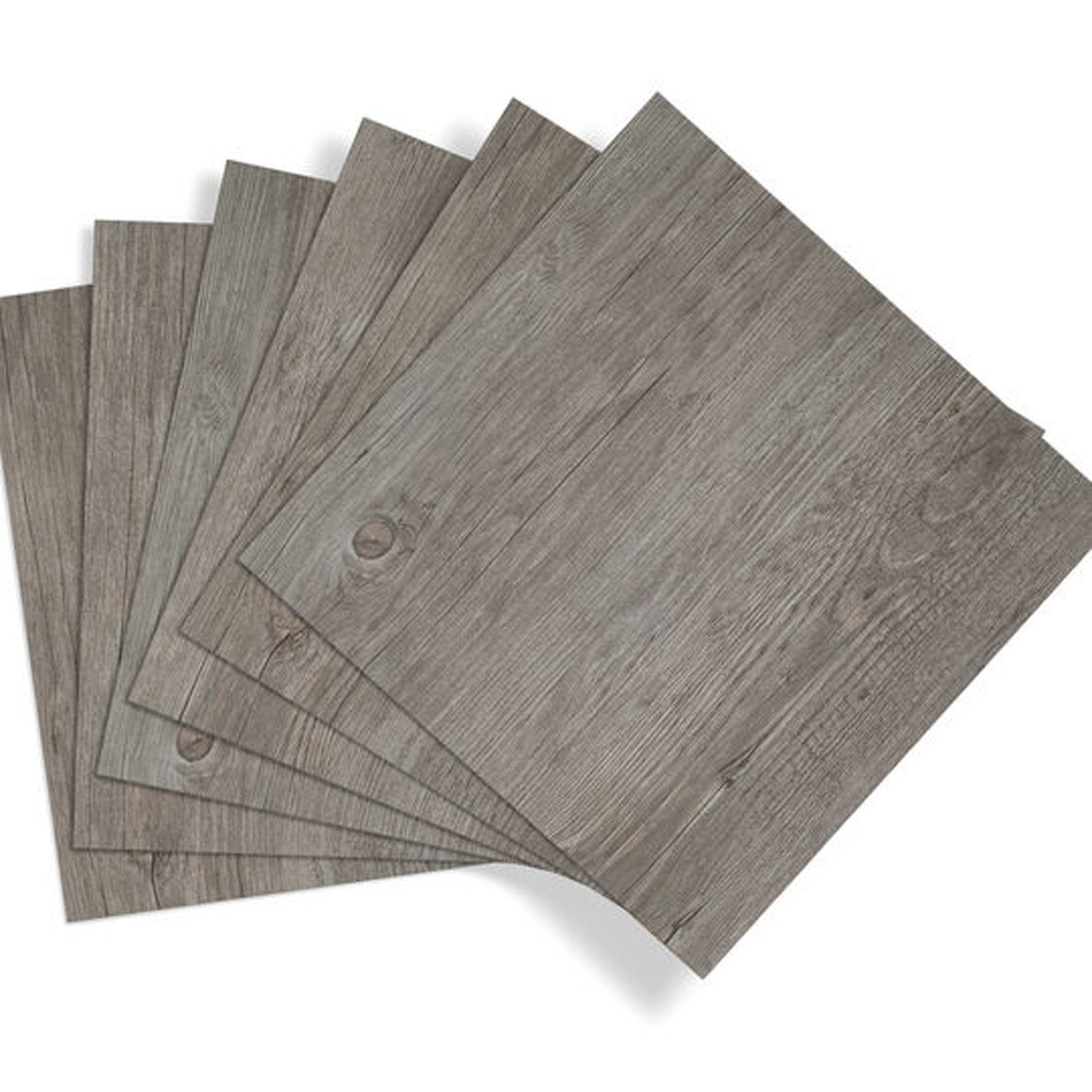 d-c-fix Bodenfliese Klebefliesen für Boden & Wand PVC Fliesen selbstklebend, 274-5042 I Grey Wood, Bodenbelag selbstklebend - Für Küche, Bad / Badezimmer & Wohnzimmer