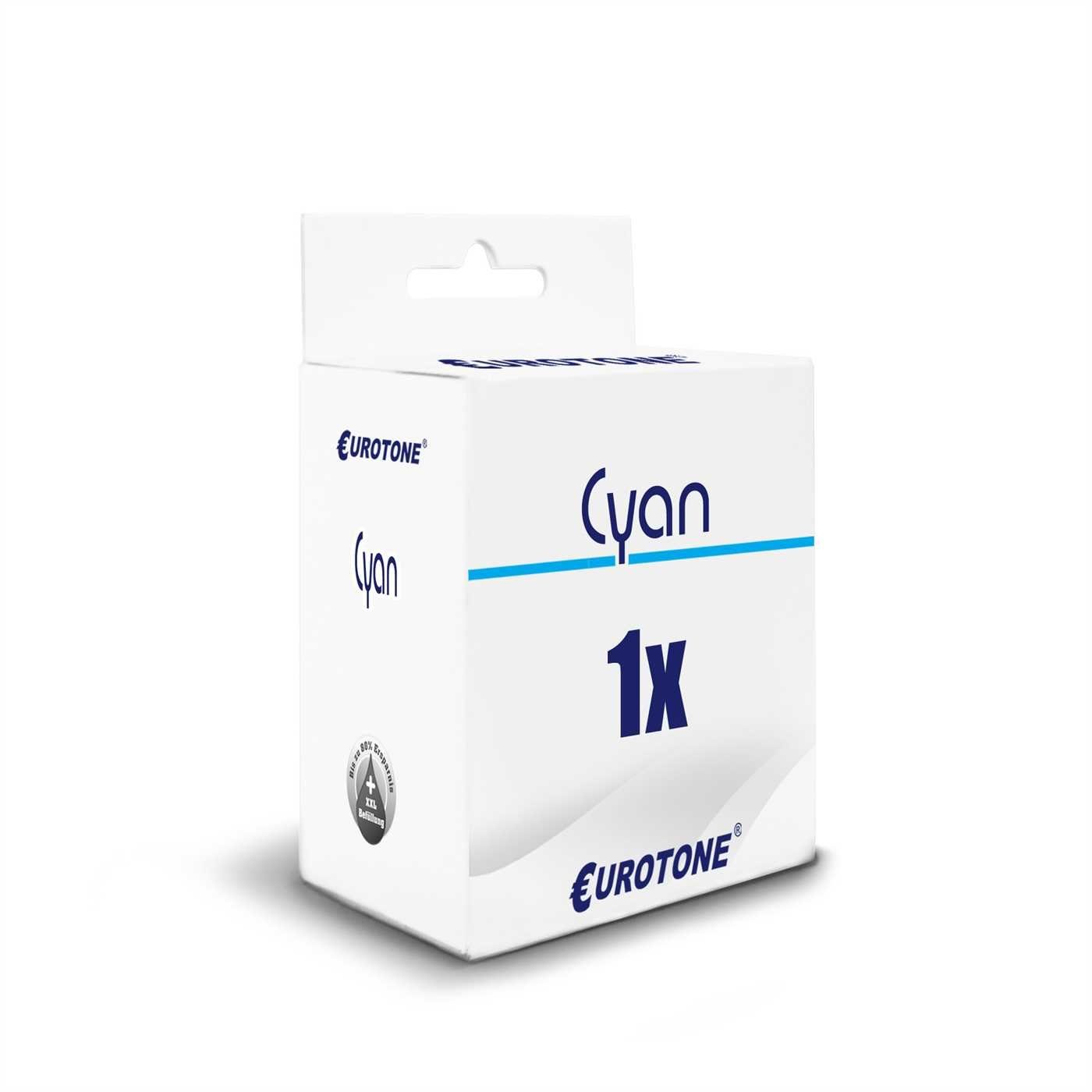 Cyan Eurotone Tintenpatrone Patrone Epson C13T27024010 ersetzt T2702