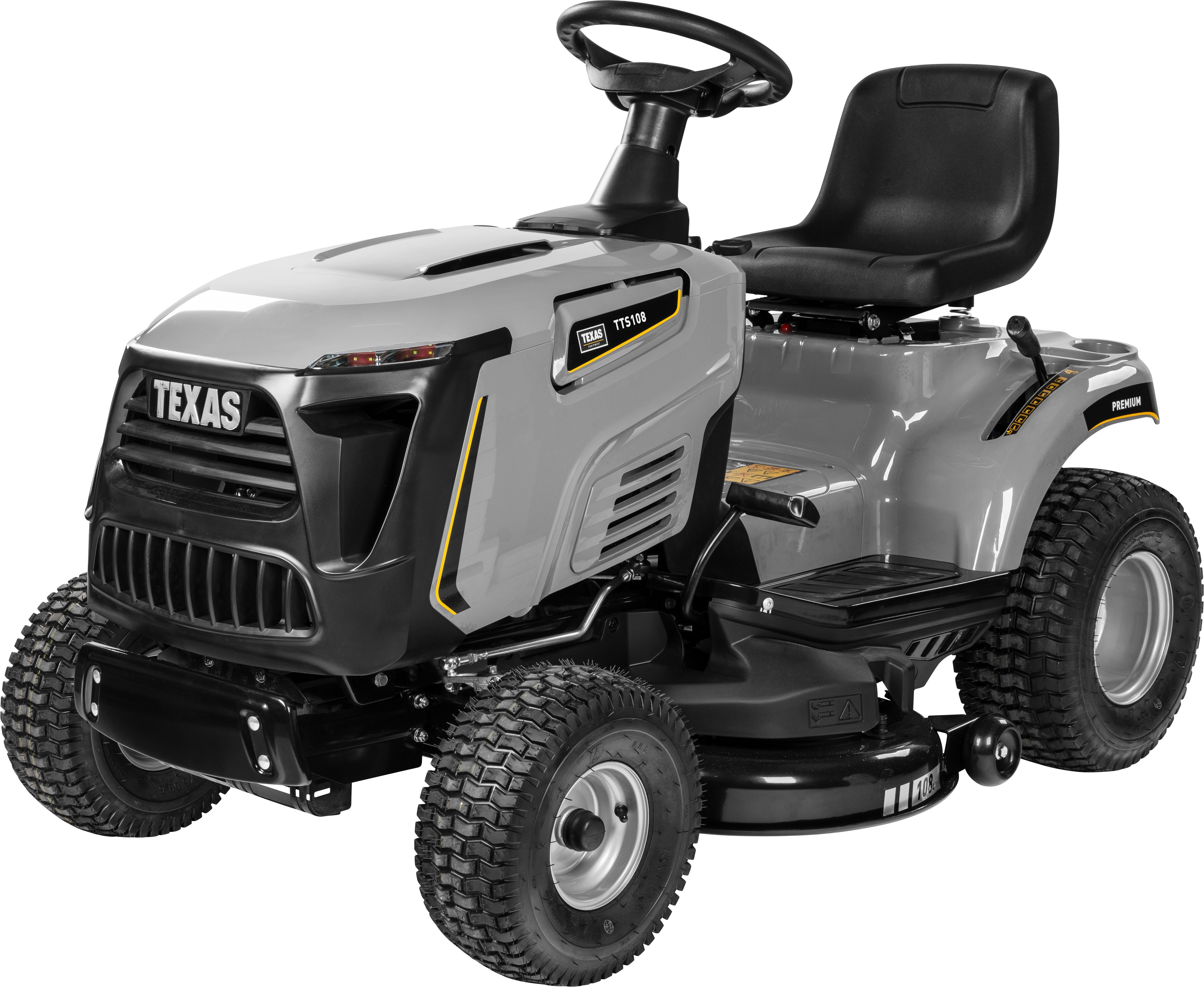 Texas Rasentraktor Premium TTS108 SET, 108 cm Schnittbreite, inkl. Anhänger