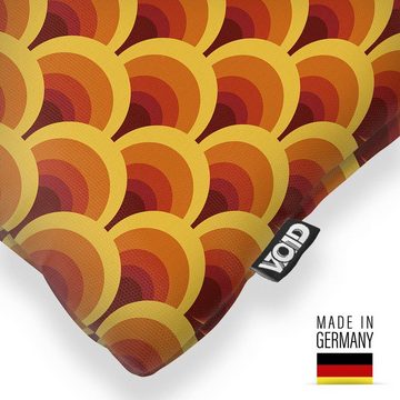 Kissenbezug, VOID (1 Stück), Vintage Sonne Muster Retro Küche 60s jahrgang tapete geometrisch retr