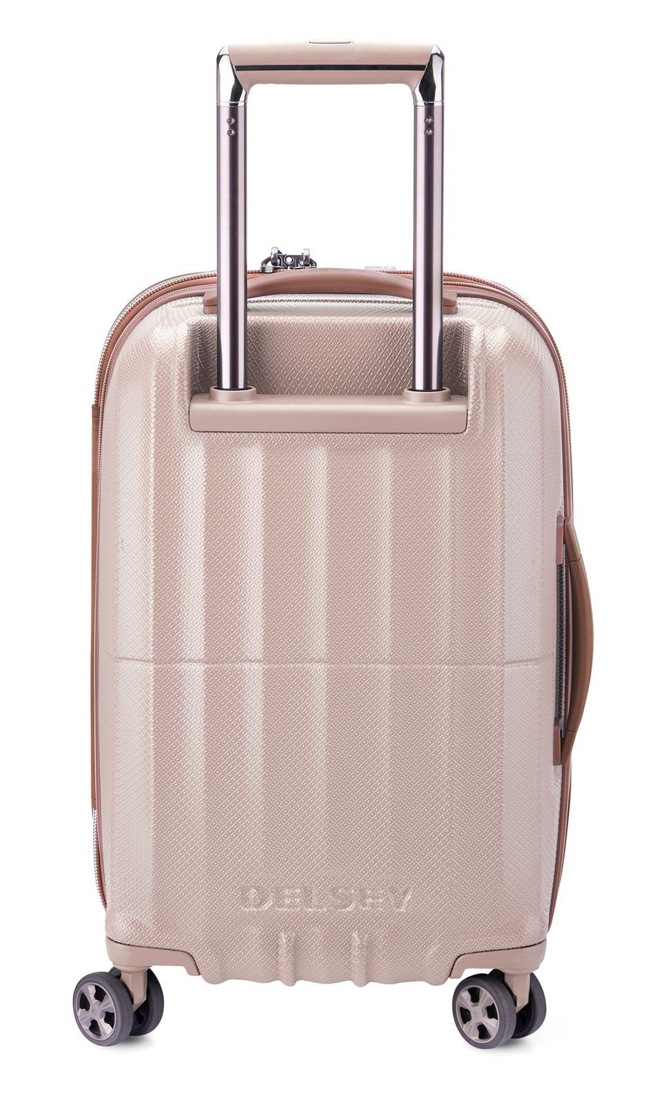 Tropez, 4 Hartschalen-Trolley St Rollen Pink Delsey