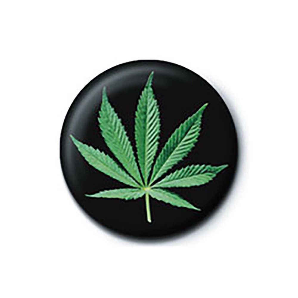 Button Cannabis Leaf - Button Badge