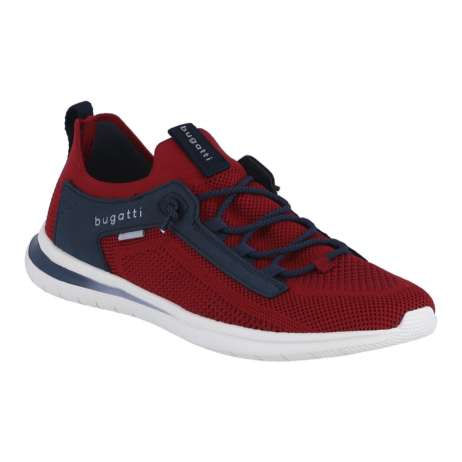 bugatti 321-AWO62 rot/dunkelblau Herren Sneaker