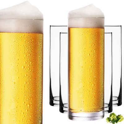 IMPERIAL glass Bierglas Kölschgläser Set 6-Teilig 500ml (max. 630ml), Glas, Kölschstangen 0,5L Bierstangen Bierglas Spülmaschinenfest