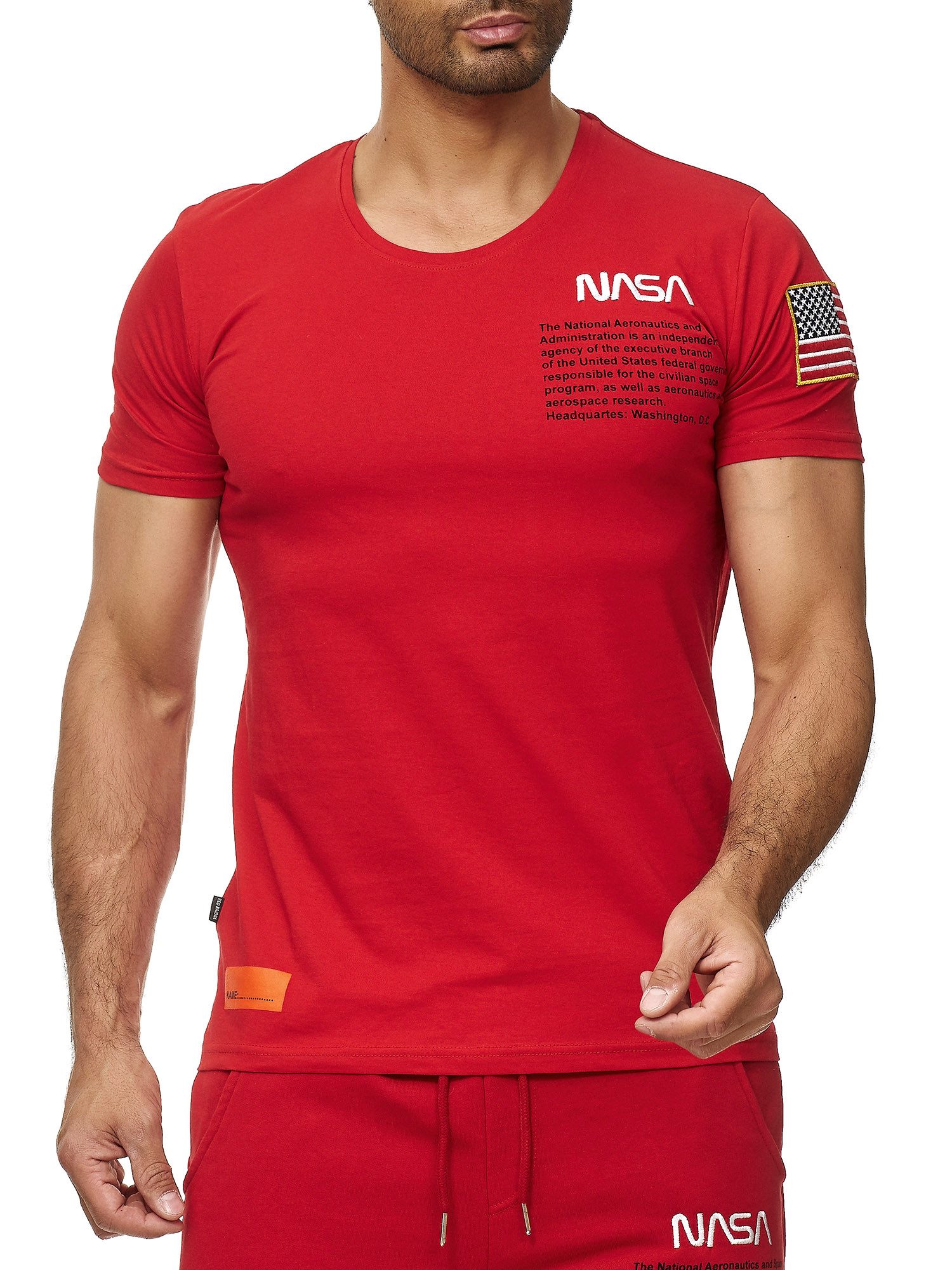 RedBridge T-Shirt mit Brustprint – Rundhals, günstig online kaufen