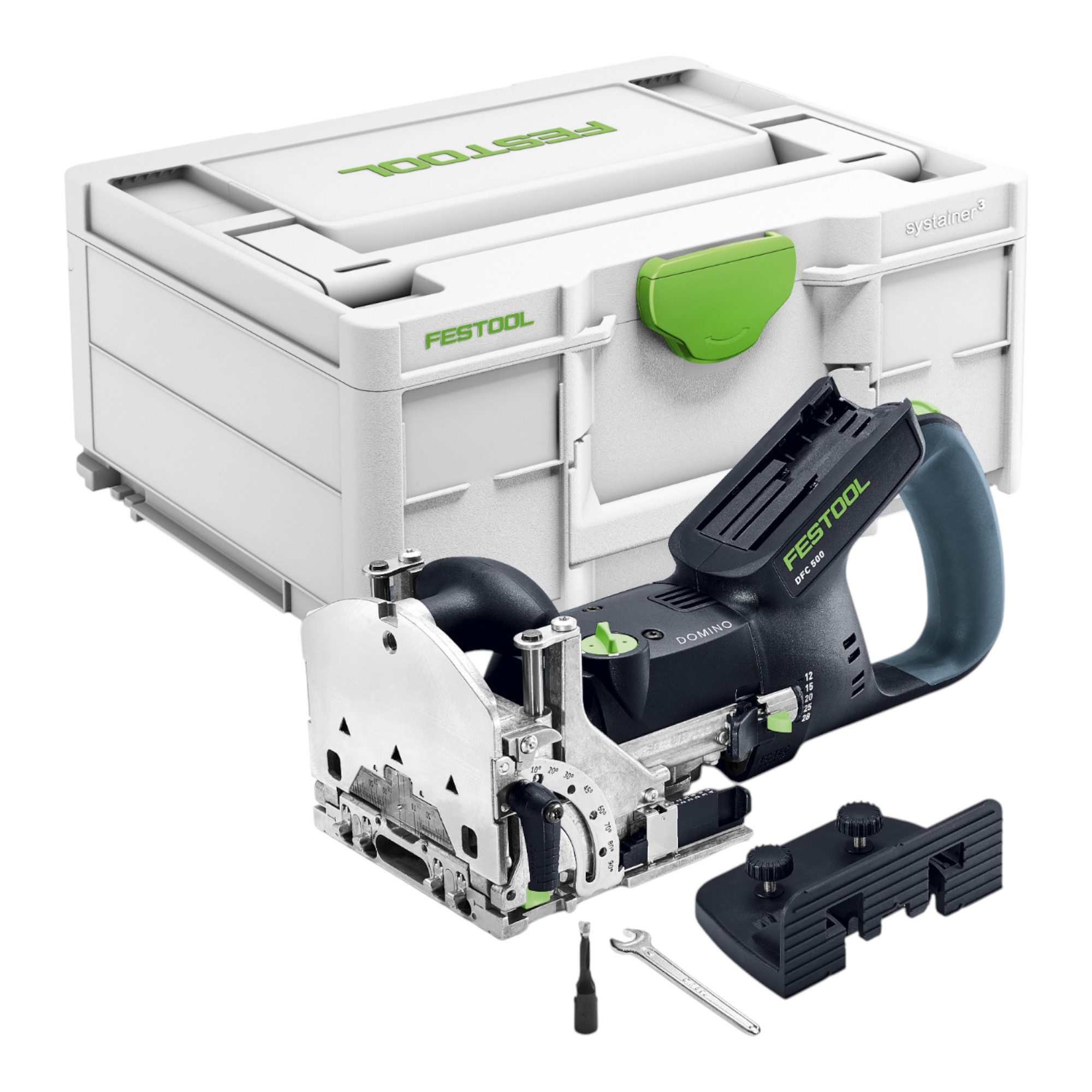 FESTOOL Fräse DFC 500 E-Basic DOMINO 18 V 4 - 10 mm + Systainer (578120) - ohne Ak