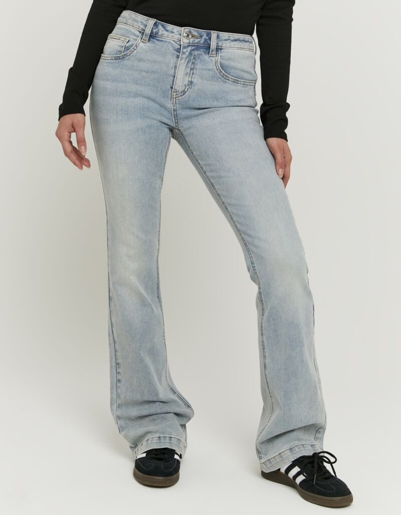 Tally Weijl Bootcut-Jeans SPADEBOOTY Baumwollmischung, Mid Waist günstig online kaufen