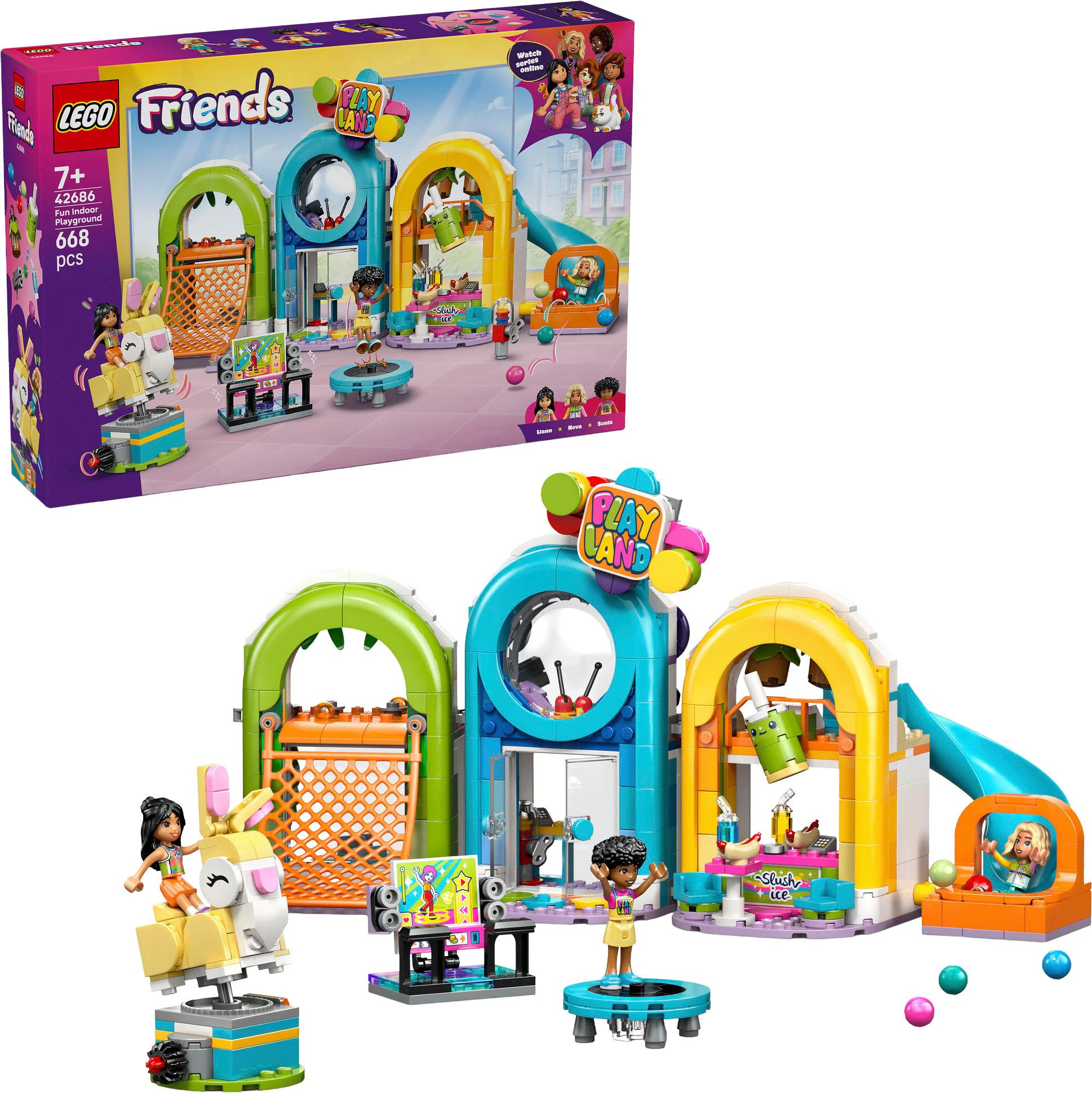 LEGO® Cooler Indoor-Spielplatz (42686), LEGO Friends Konstruktionsspielstei günstig online kaufen