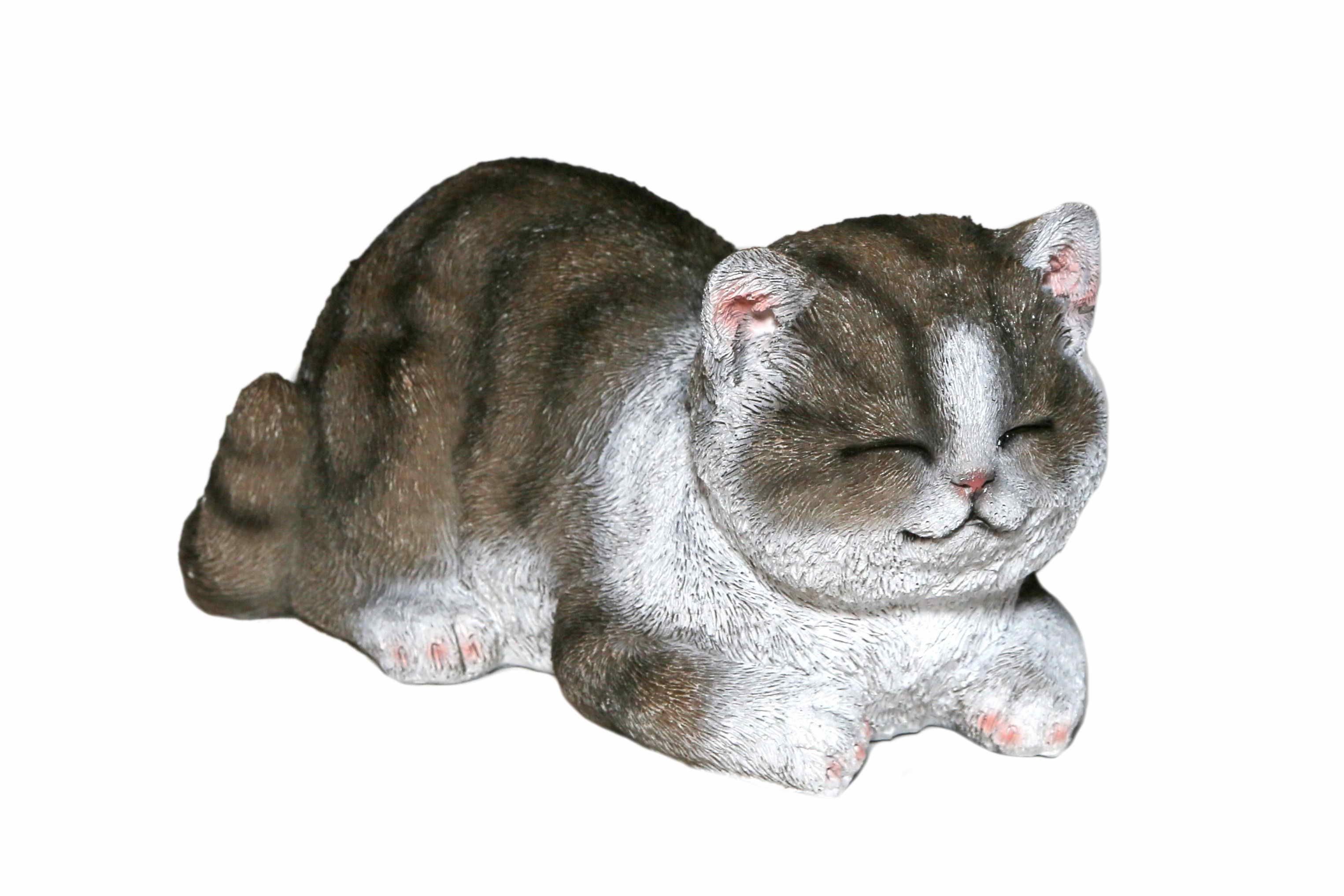 Polyresin Jänig Tierfigur, Katze Dekofigur Tierfigur Casa schläft, Katze, Collection by aus