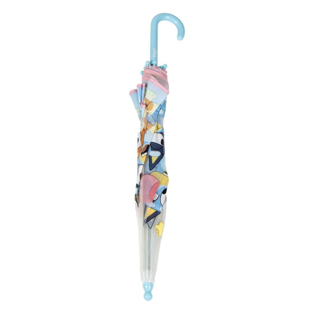 Bluey Regenschirm-Wanderstock Ø 45 cm Regenschirm manueller Bubble-Schirm & Wetterschutz