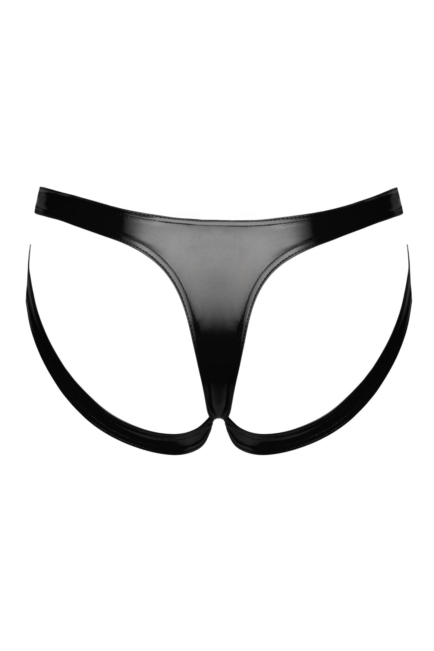 Noir Handmade String String in schwarz - 2XL