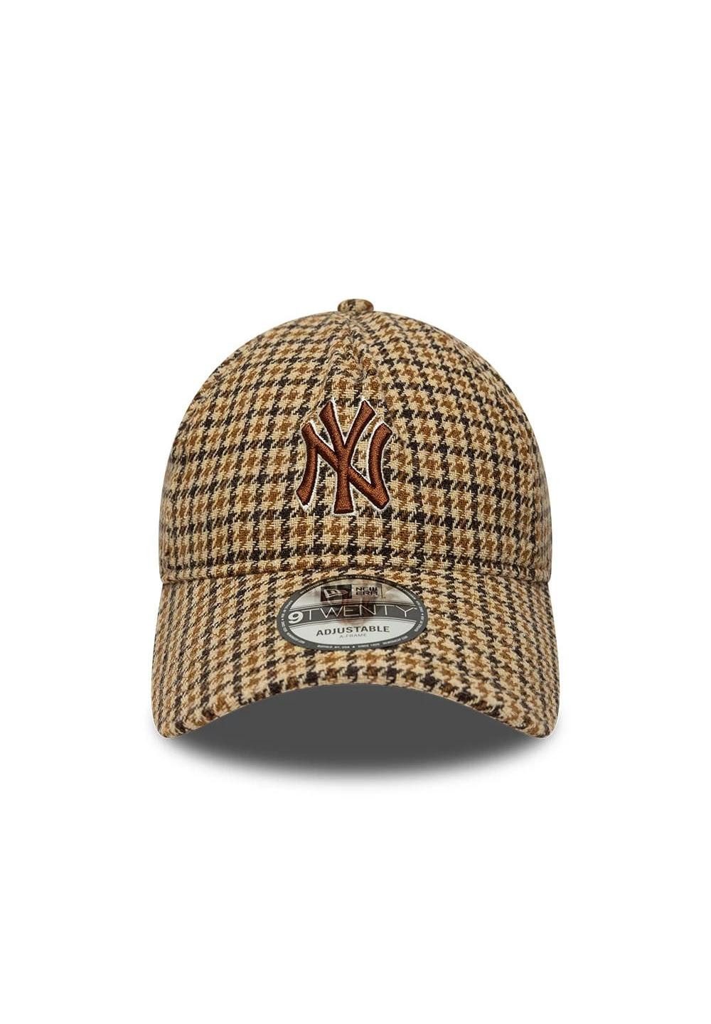 New Era Baseball Cap New York Yankees Check 9Twenty A-Frame Cap New Era Beige (1-St)