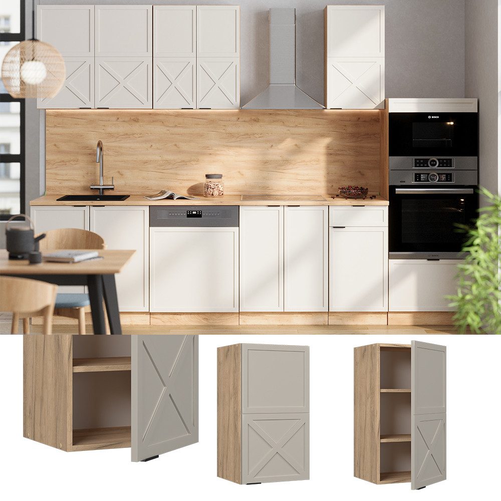 Vicco Hängeschrank Fame-Line, GrauBeige/Goldkraft Eiche, 40 günstig online kaufen