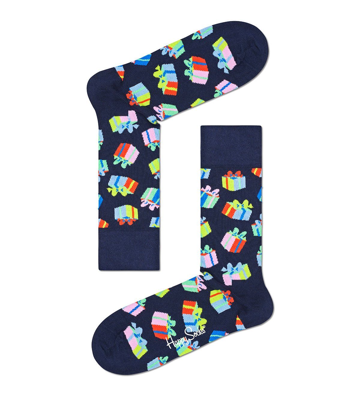 Happy 3er Happy Pack Socken Socks Unisex Kurzsocken Birthday Geburtstag, - Geschenkbox