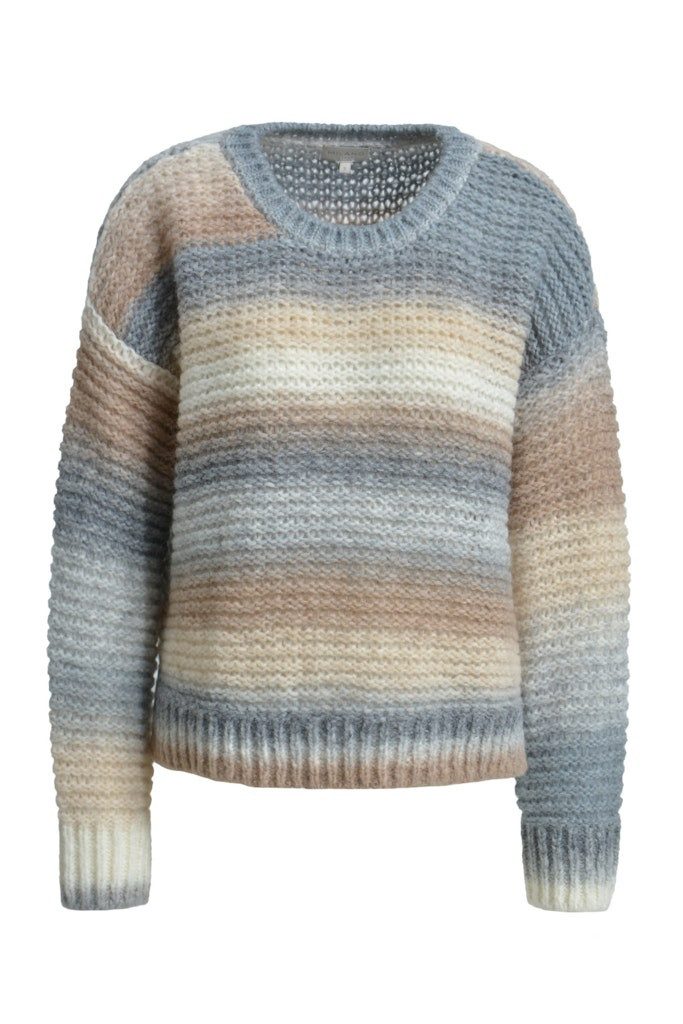Milano Italy Strickpullover 1/1 SLEEVE PULLOVER WITH OVERSIZED