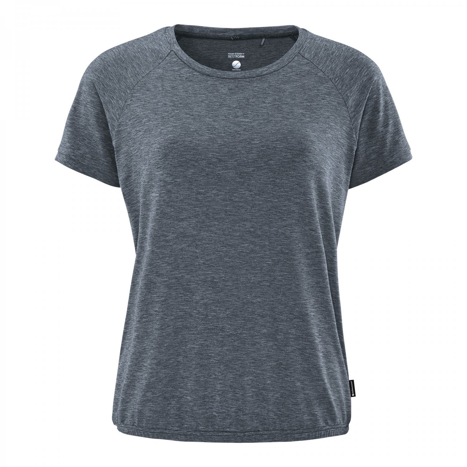 SCHNEIDER Sportswear T-Shirt JUDYW-Shirt Damen dunkelblau-meliert