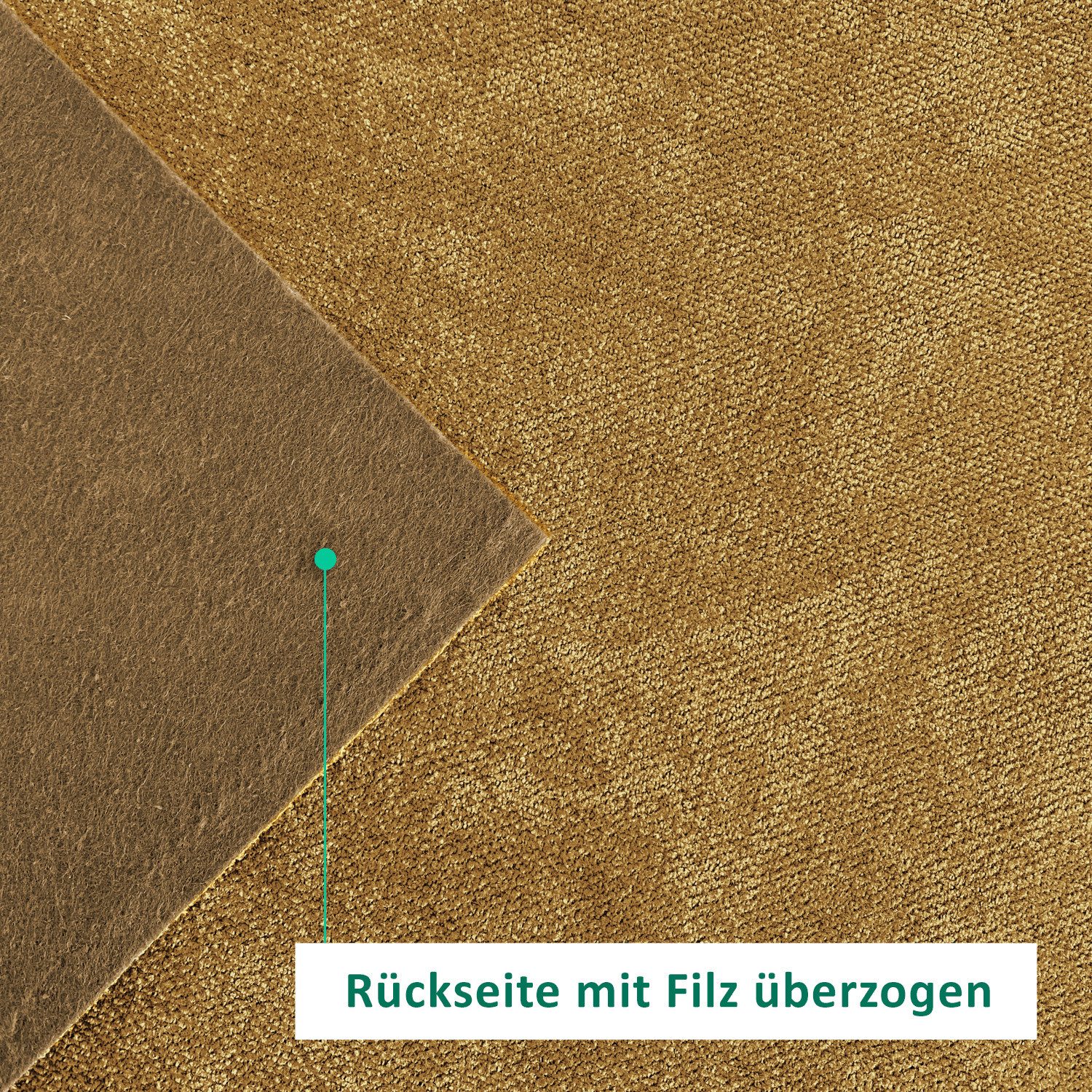 novely® Stoff RINGO - Kuscheliger Chenille-Polsterstoff - Möbelstoff mit Filzrücksei, Wasserdicht, Reißfest, Robust, Samtweich, Meterware, 1lfm