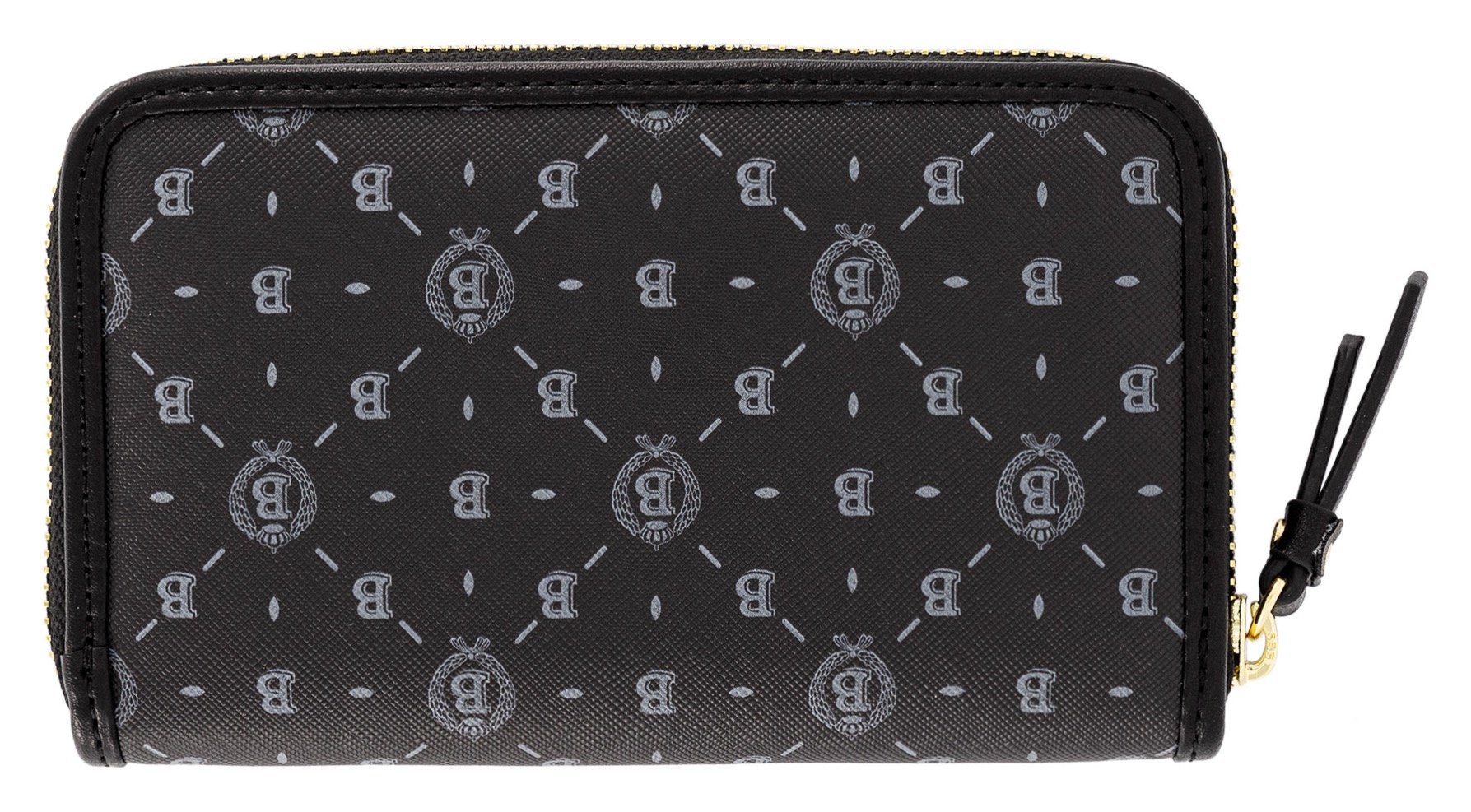 Damen Alle Damentaschen Michael Beheim Geldbörse, mit Logo Allover Druck und markanter Logo Plakette