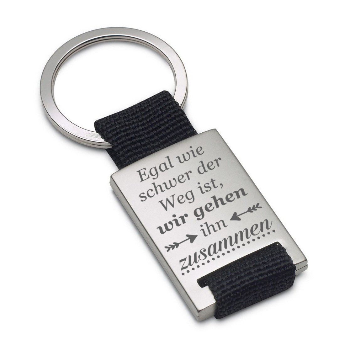 Lieblingsmensch Schlüsselanhänger Egal wie schwer der Weg ist... ein