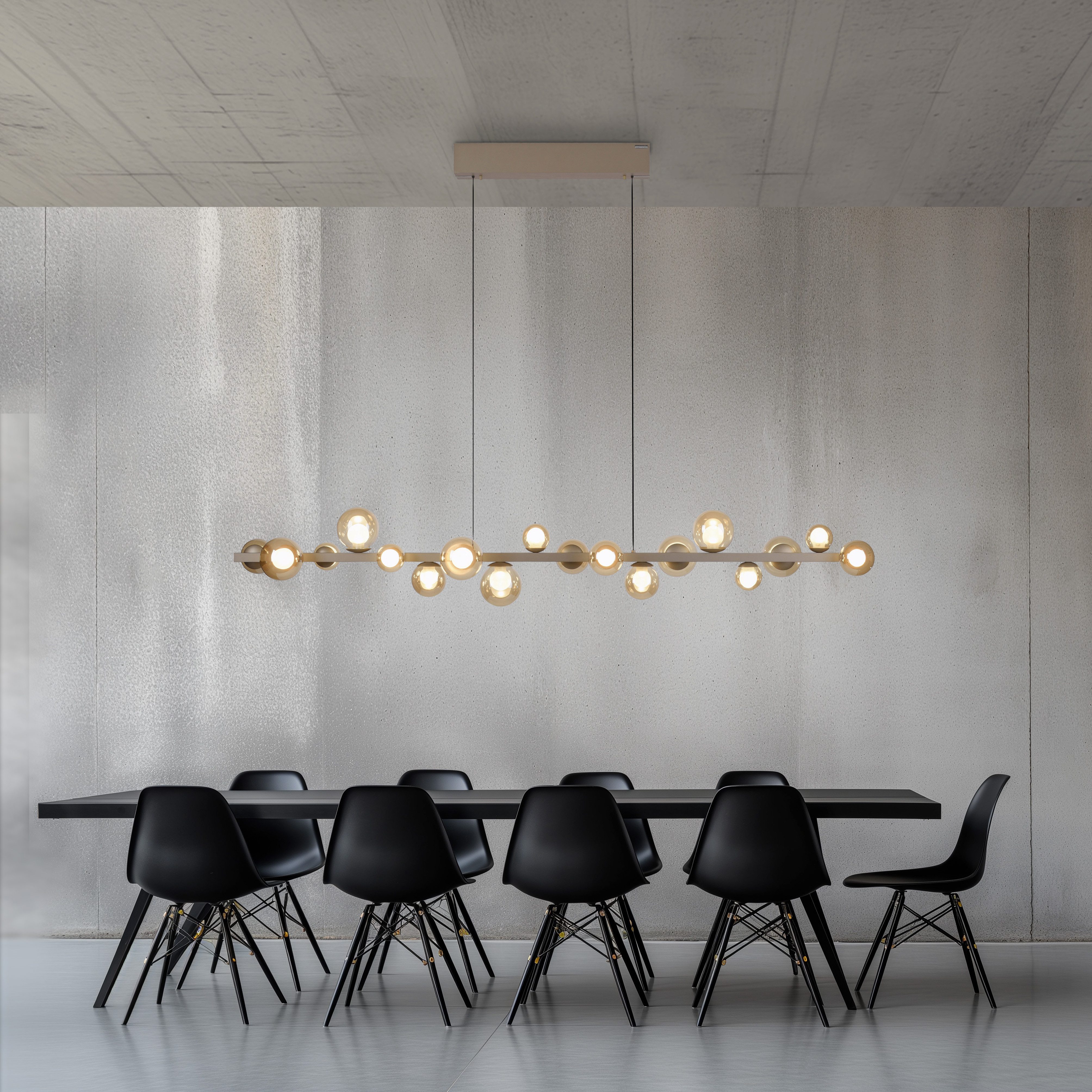 Neuhaus PURE LED Pendelleuchte PURE E-Popup, CCT - über Fernbedienung, LED fest integriert, warmweiß - kaltweiß, e-LIFT® Funktion, CCT, dimmbar über Fernbedienung