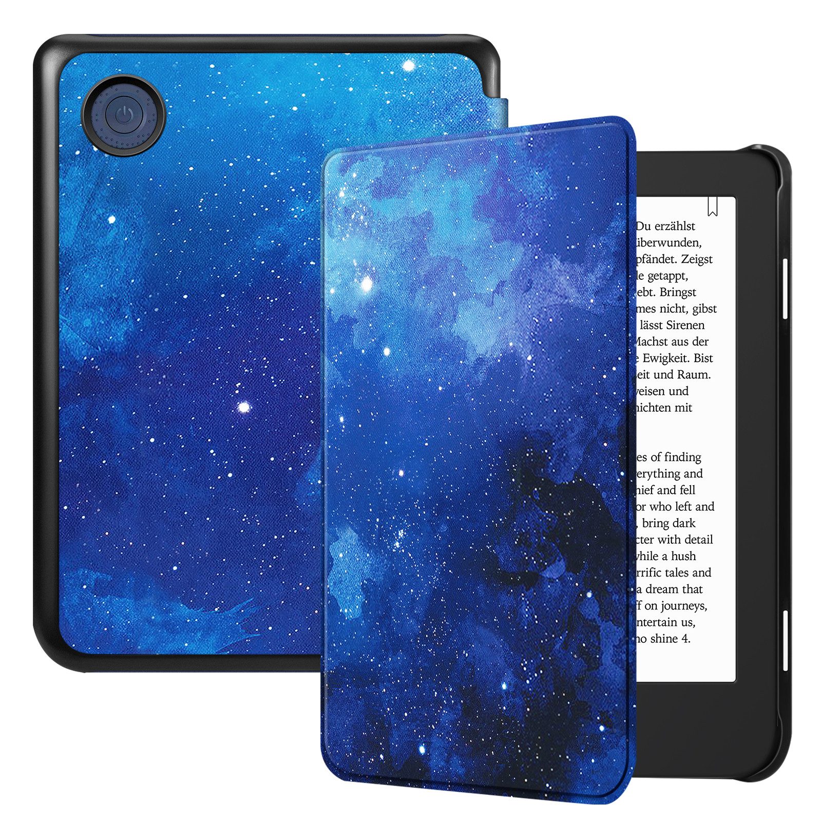Fintie E-Reader-Hülle für Tolino Shine Color/Shine 5(2024)&Kobo Clara Colour/Clara BW(2024), Ultradünn Hülle mit Auto Schlaf/Wach und Magnetverschluss