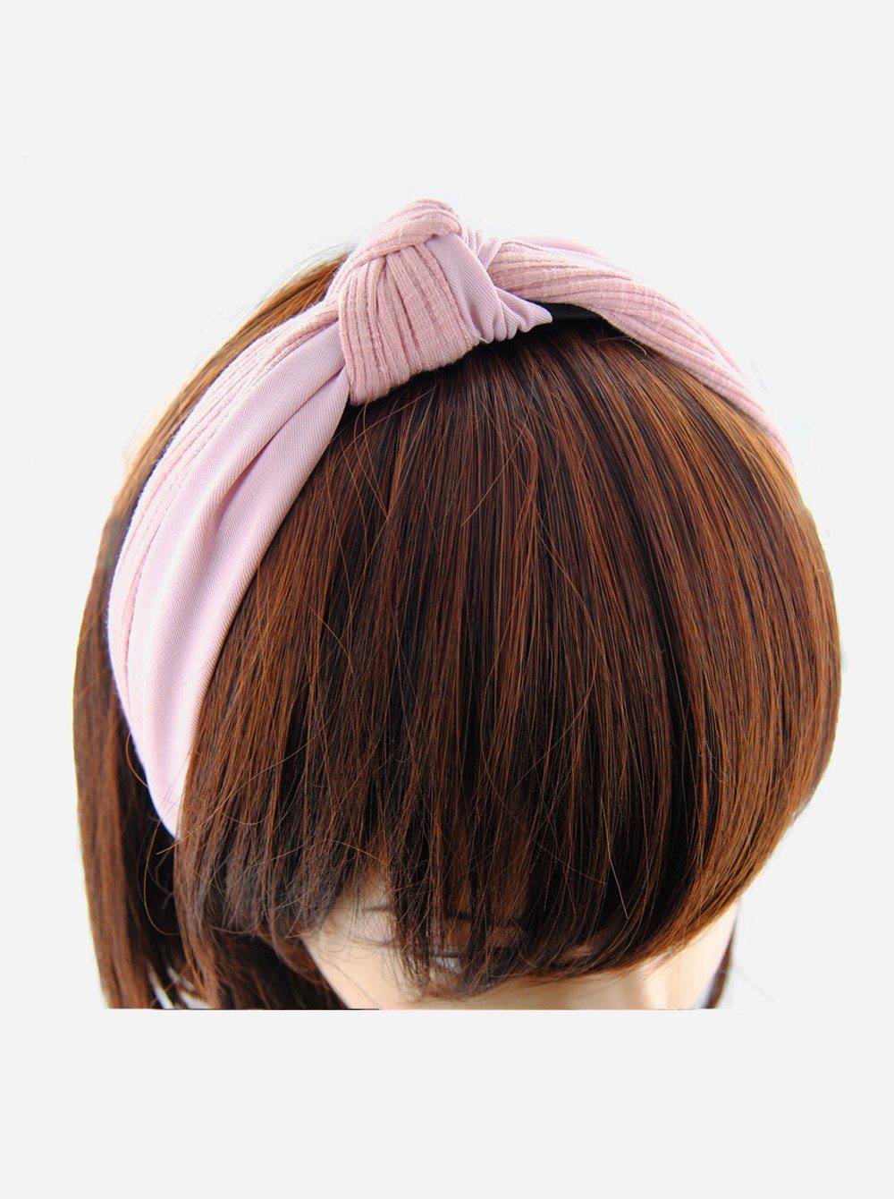 Pink mit Haarreif Knoten, Klassik-Look Haareifen axy Damen Haarband Haarreif