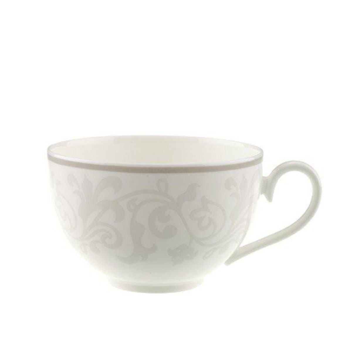 Villeroy & Boch Tasse Gray Pearl, Bone China, Porzellan, 0,40 L