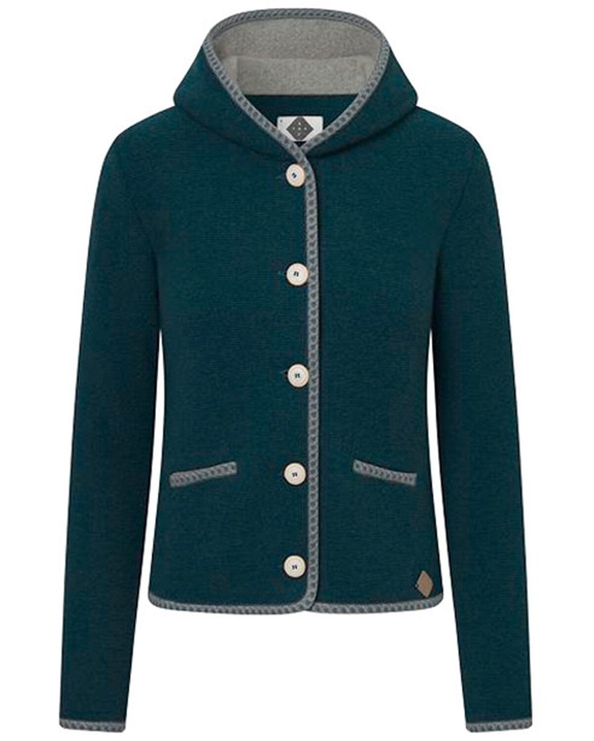 Stapf Strickjacke Kapuzen-Strickjacke Malwine