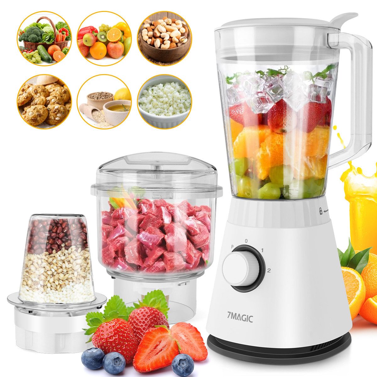KNKA PRO Standmixer Smoothie Maker