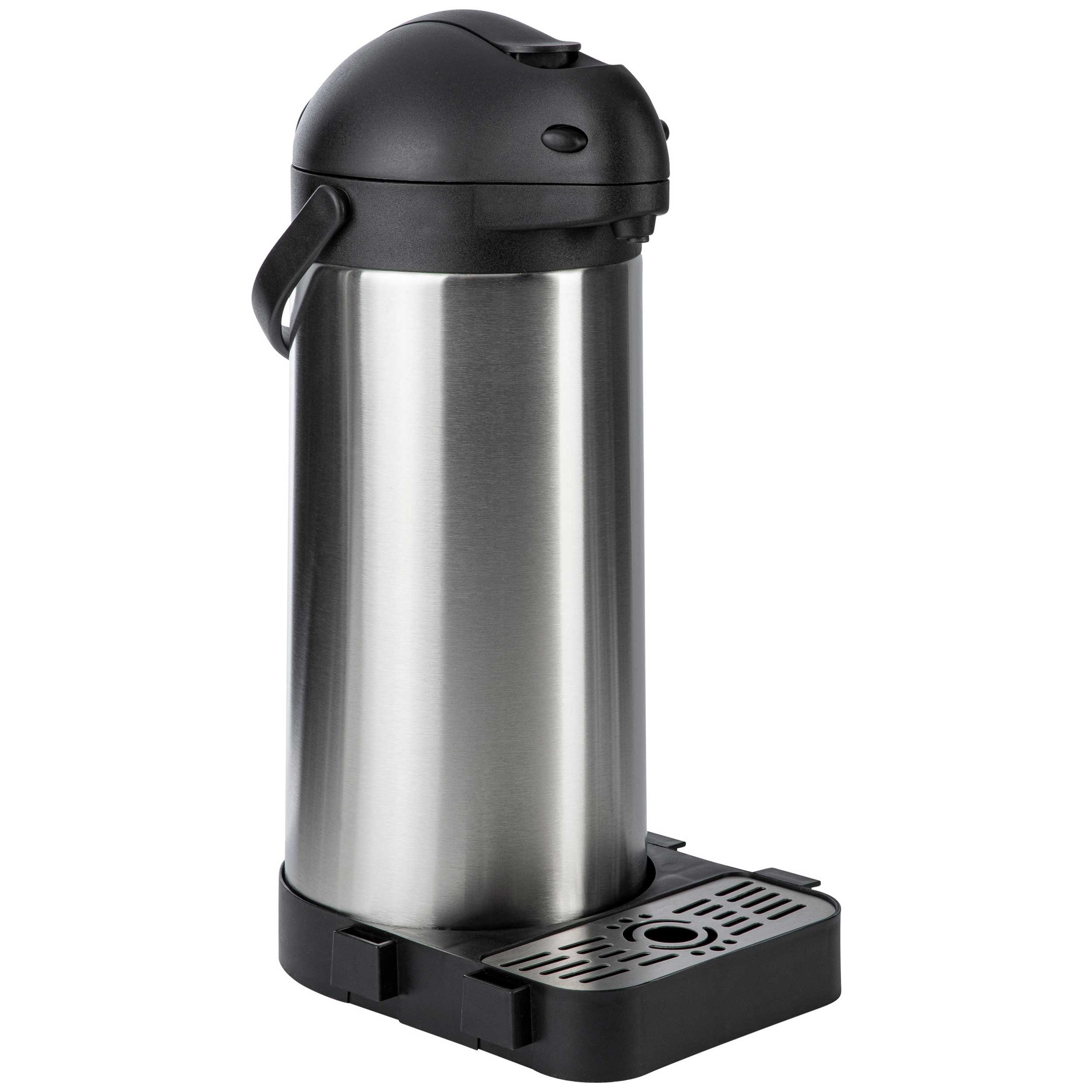 ONVAYA Pump-Isolierkanne Airpot Pumpkanne, Isolierkanne, Thermoskanne, Edelstahl, 1.9L, 3L, 5L, 5 l