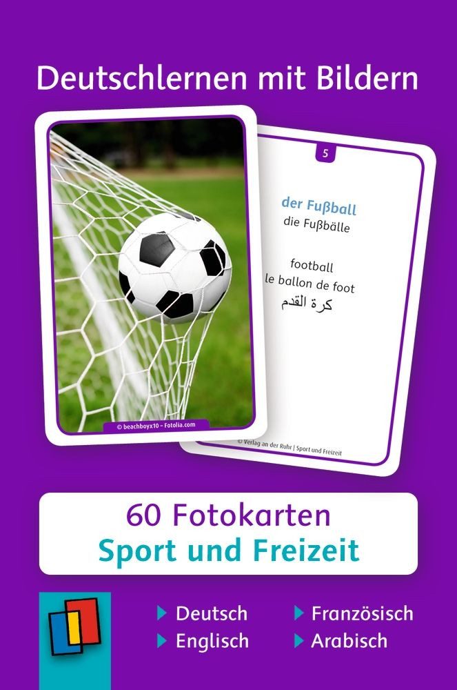 Sport und Freizeit / Redaktionsteam Verlag an der Ruhr, 60 Fotokarten auf Deutsch, Englisch, Französisch und Arabisch