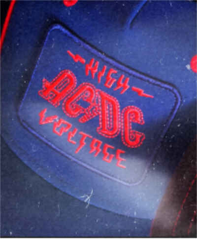 Recovered Baseball Cap Recovered AC/DC 'High Voltage` Embroidered Badge Trucker Cap one size