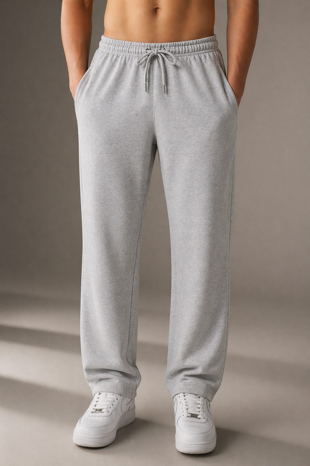 S&S Jogginghose Herren Sweathose Sporthose Freizeithose Trainingshose (1-tlg., Herren Jogginghose) Gerades Bein / Rippbündchen, mit Reißverschluss