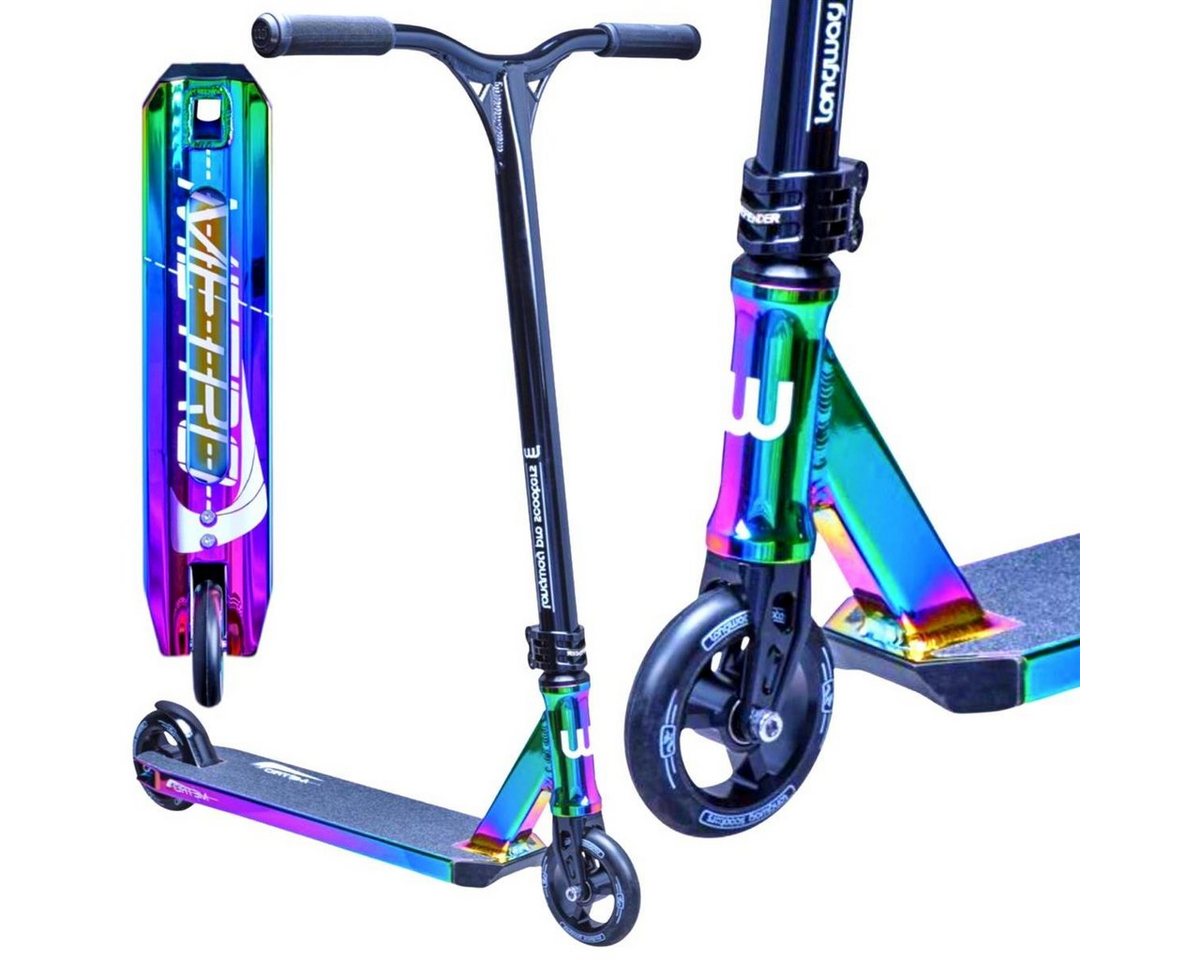 Thumbnail - Longway Scooters Stuntscooter Longway Metro 2K19 Stunt-Scooter H=79cm Schwarz/Neochrom