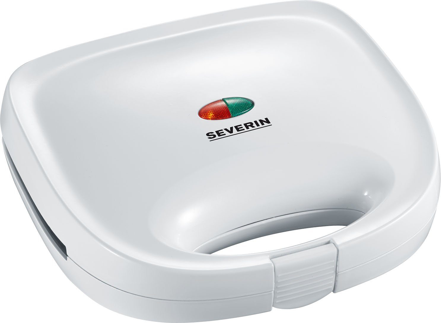 Tostapane Sandwich Severin SA 2969 - 600W, Colore Nero E Acciaio, Compatto E Antiaderente