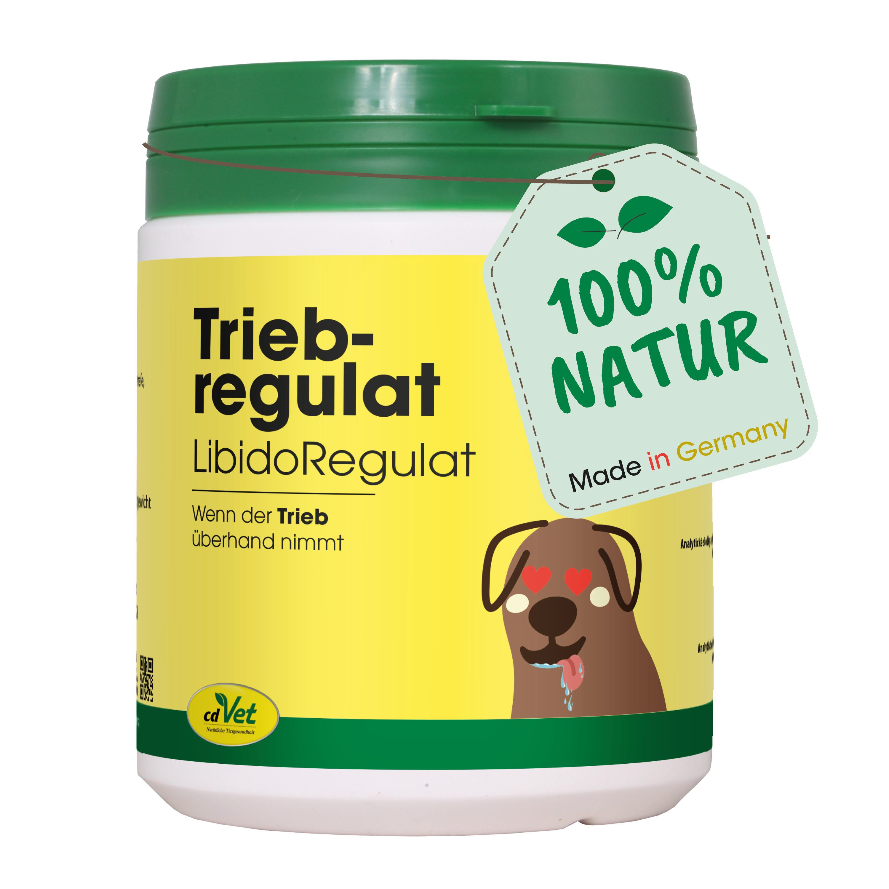 cdVet TriebRegulat, Ergänzungsfutter für: Hunde, in Zeiten von Problemen mit der Hormonregulation