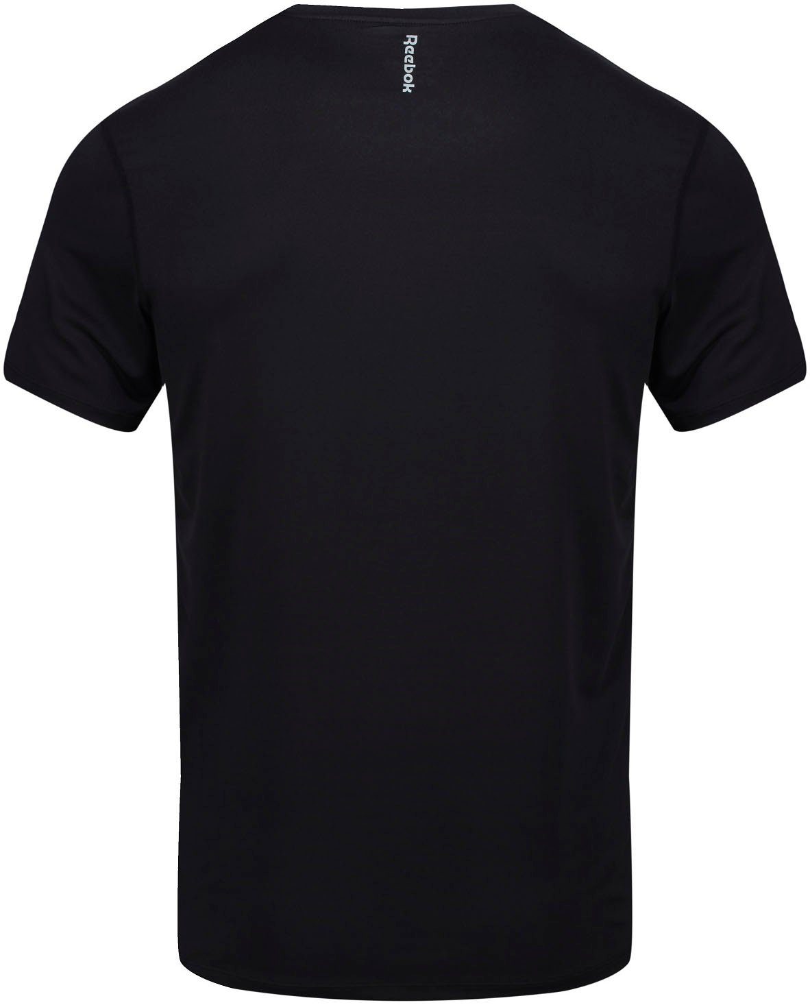 Reebok Unterhemd "Clancy" (2er Pack) Kurzarm, mit Logo, basic, atmungsaktiv, bequem, Rundhalsausschnitt