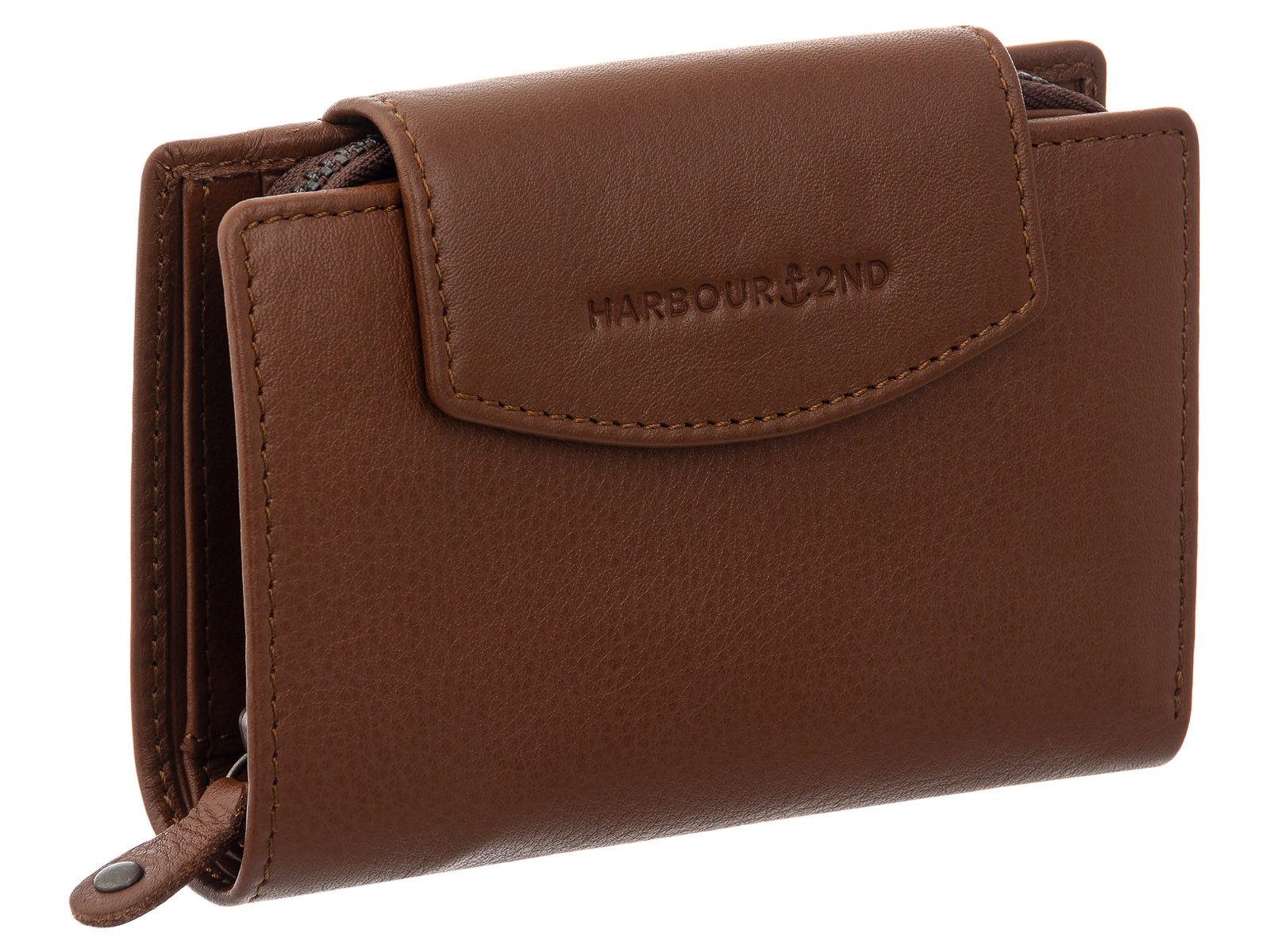 HARBOUR 2nd Geldbörse Brit Wallet Style mit Überschlag (1-tlg), Anker Logo