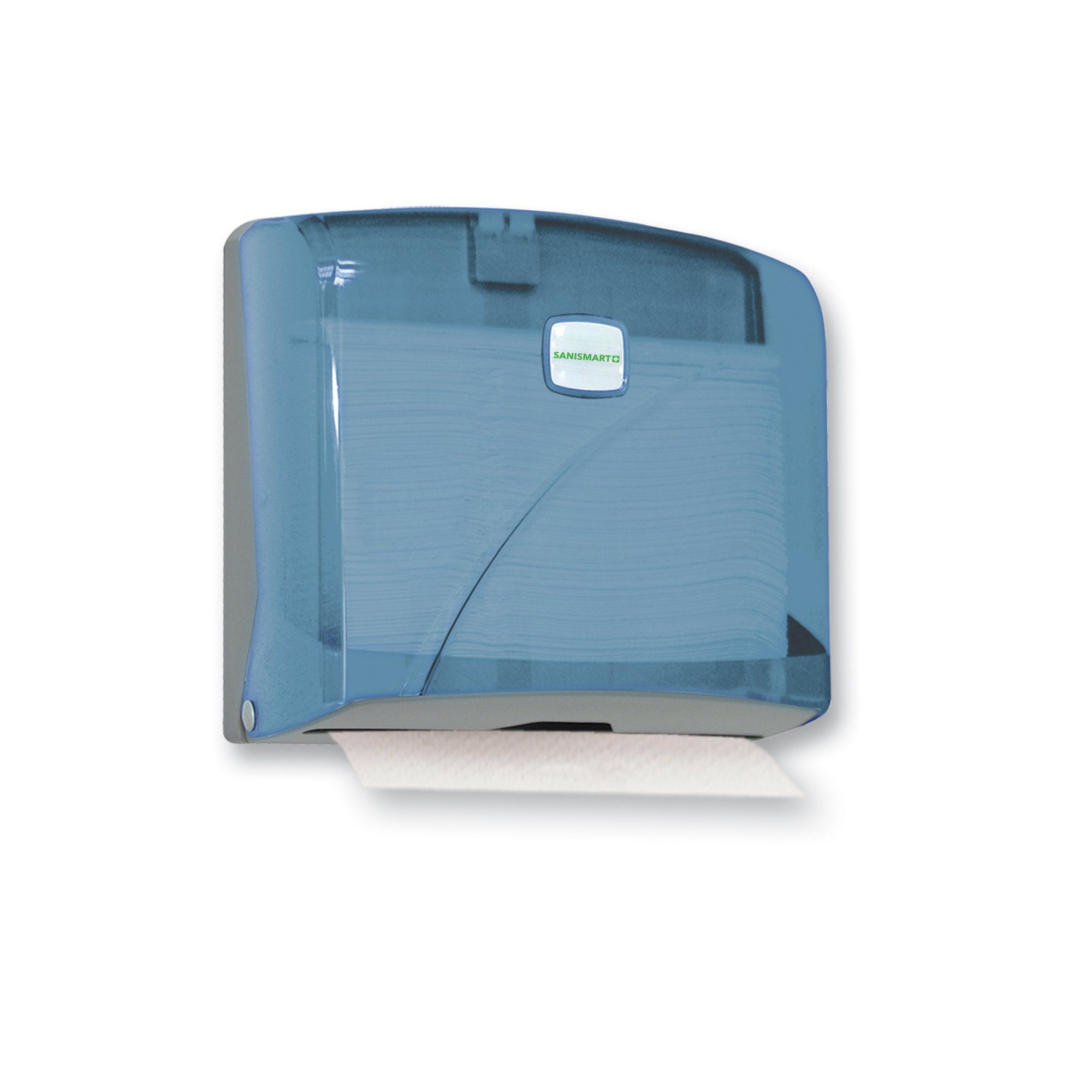 SANISMART Papierhandtuch SANISMART Handtuchspender IVY für 200 Blatt Z-Falz max. 22 cm