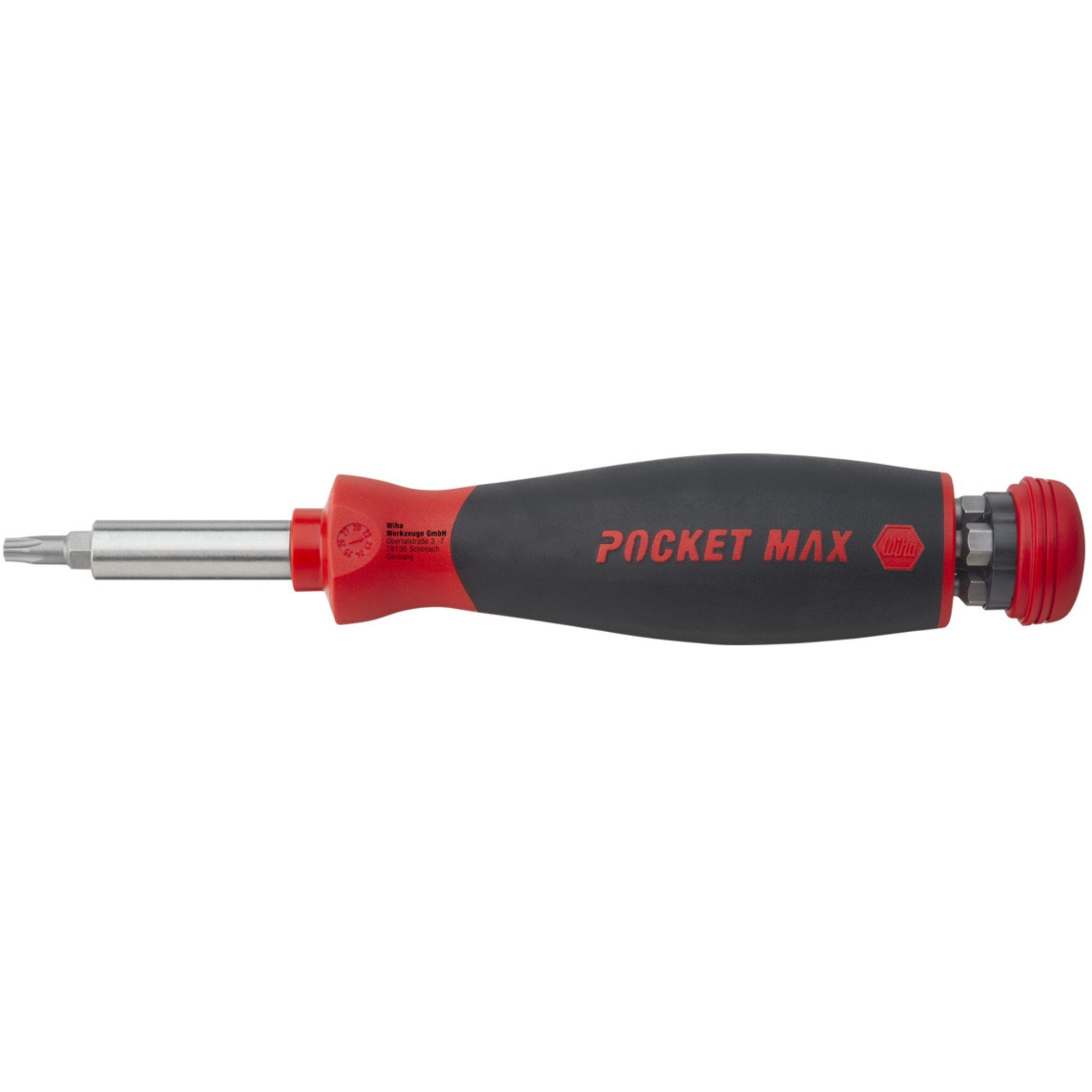 Wiha Bohrer- und Bitset Wiha Schraubendreher mit Bitmagazin PocketMax